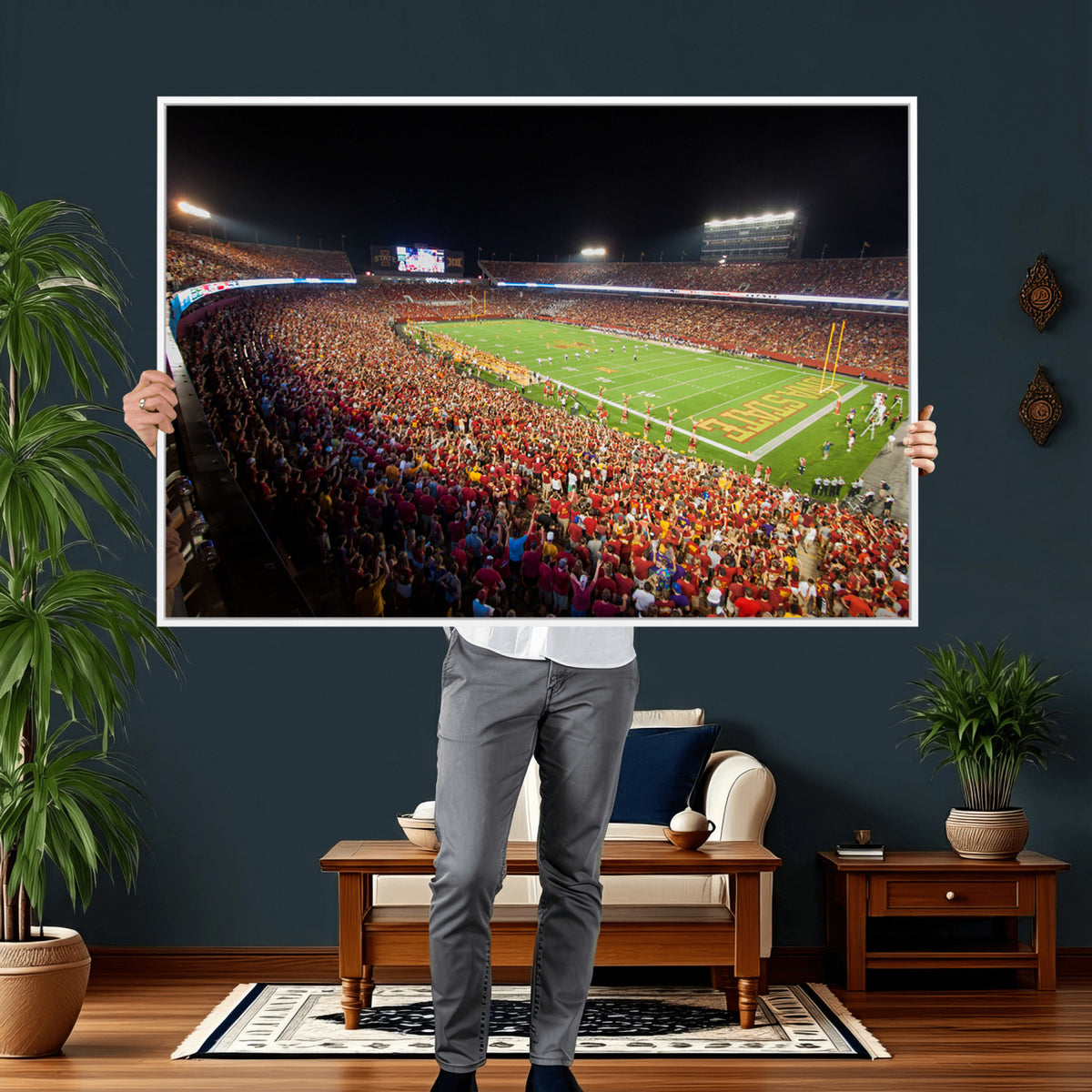 35139-MGV-CV-36X24 - Iowa State University Cyclones Canvas Print, Jack Trice Stadium