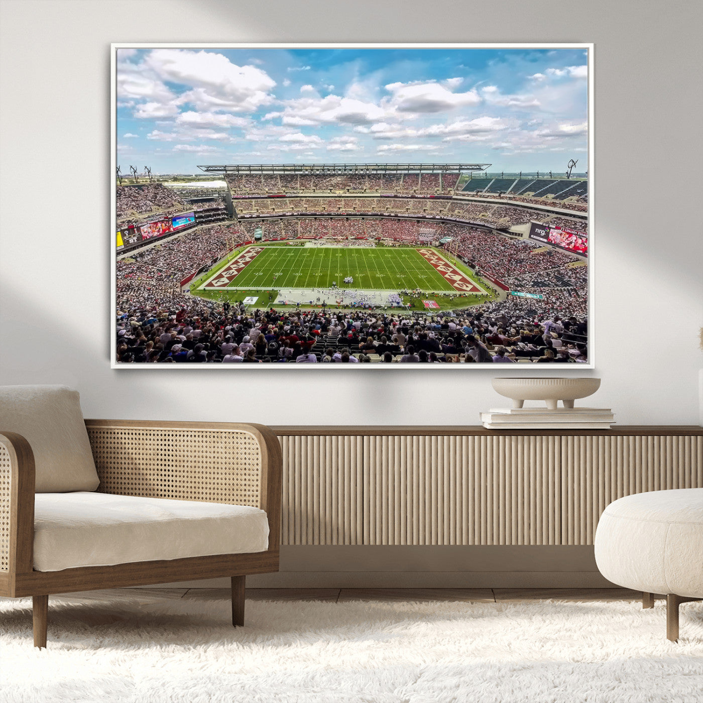 MGV-FC-36X24 - The Temple University Owls Athletics Team Print - Philadelphia Lincoln Financial Field Stadium Wall
