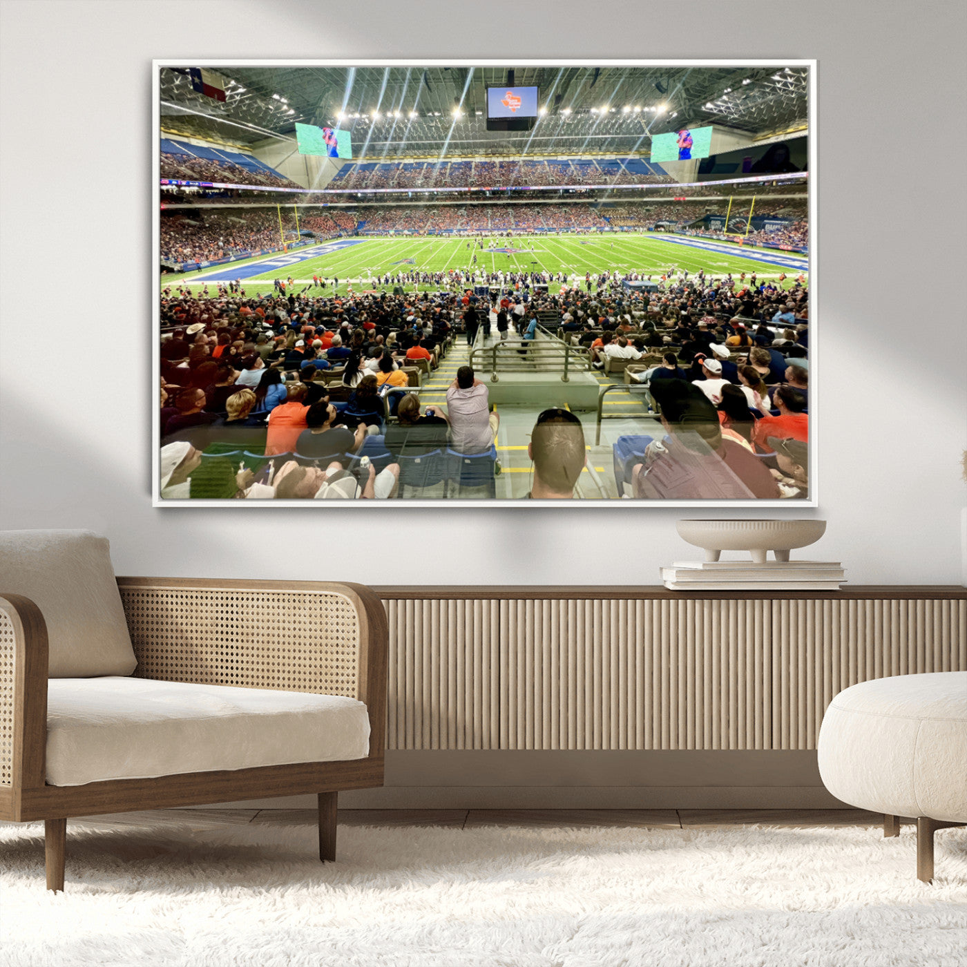 MGV-FC-36X24 - The University of Texas at San Antonio Roadrunners Football Team Print - San Antonio Alamodome Wall