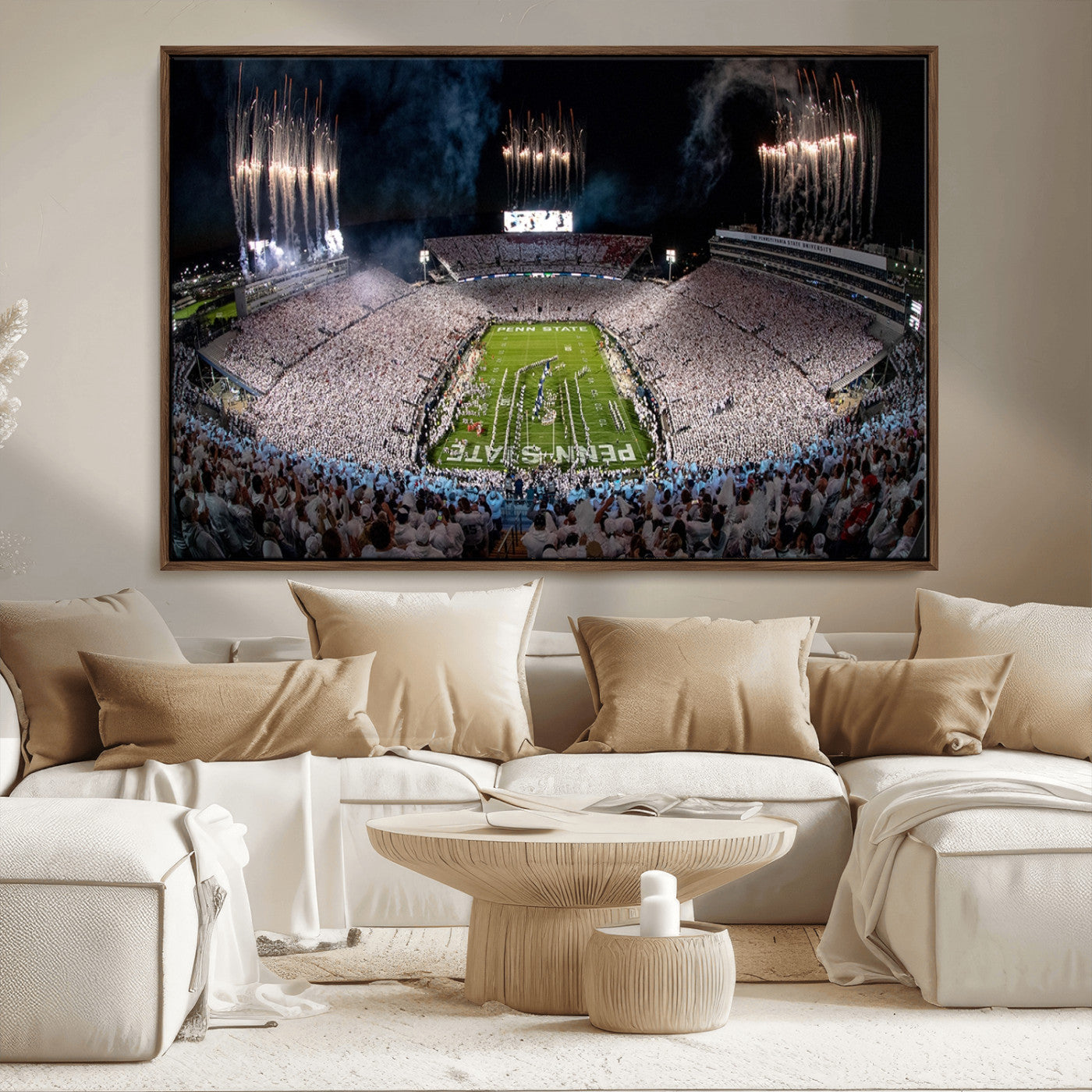 MGV-FC-36X24 - Penn Stadium Football Wall Art Canvas Print, Pennsylvania University Football Stadium