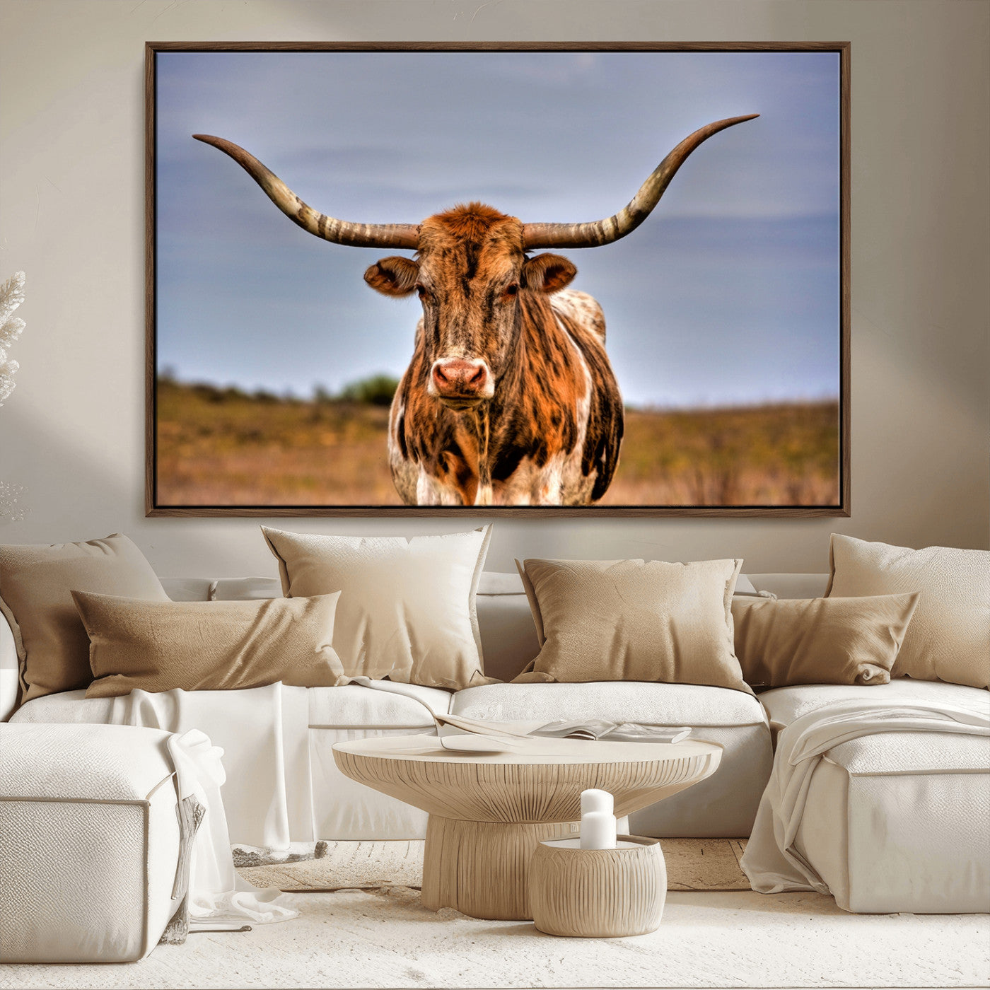 MGV-FC-36X24 - Texas Longhorn Wall Art Print