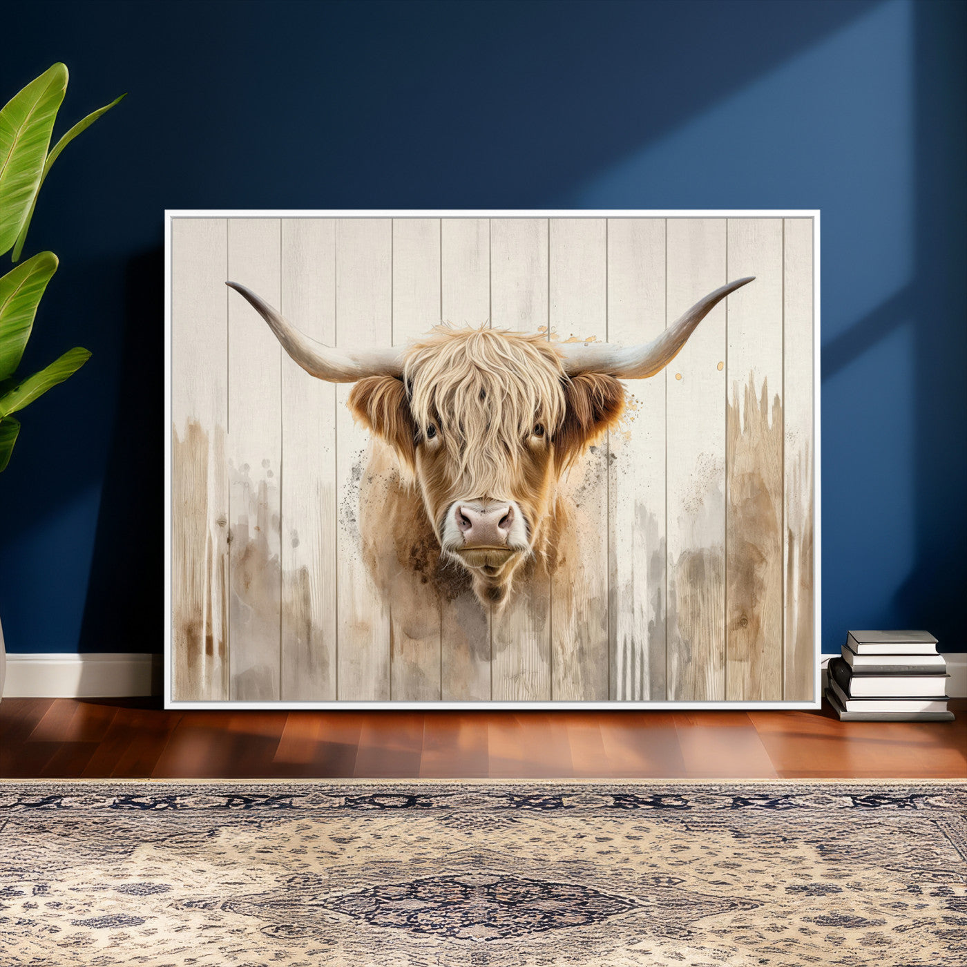 83059-MGV-CV-36X24 - Vibrant Autumn Landscape Canvas Wall Art - Fall Foliage and Mountain View Print for Home, Farmhouse, and Cozy Cabin Decor, Ready to Hang