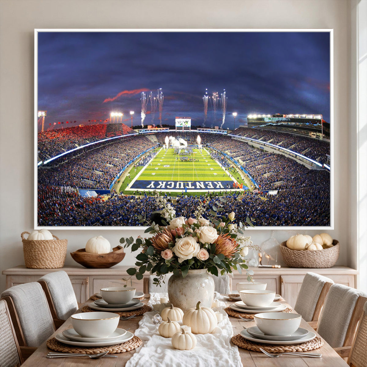 26008-MGV-CV-36X24 - Kroger Field Canvas Wall Art, Kentucky Stadium Wall Art