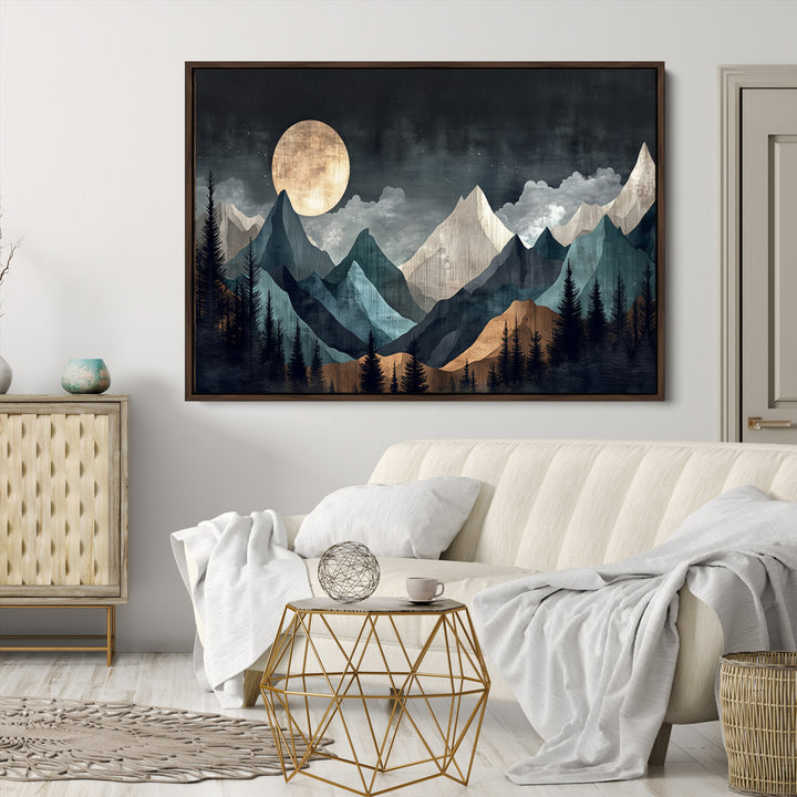 Framed Wall Art Canvas Print