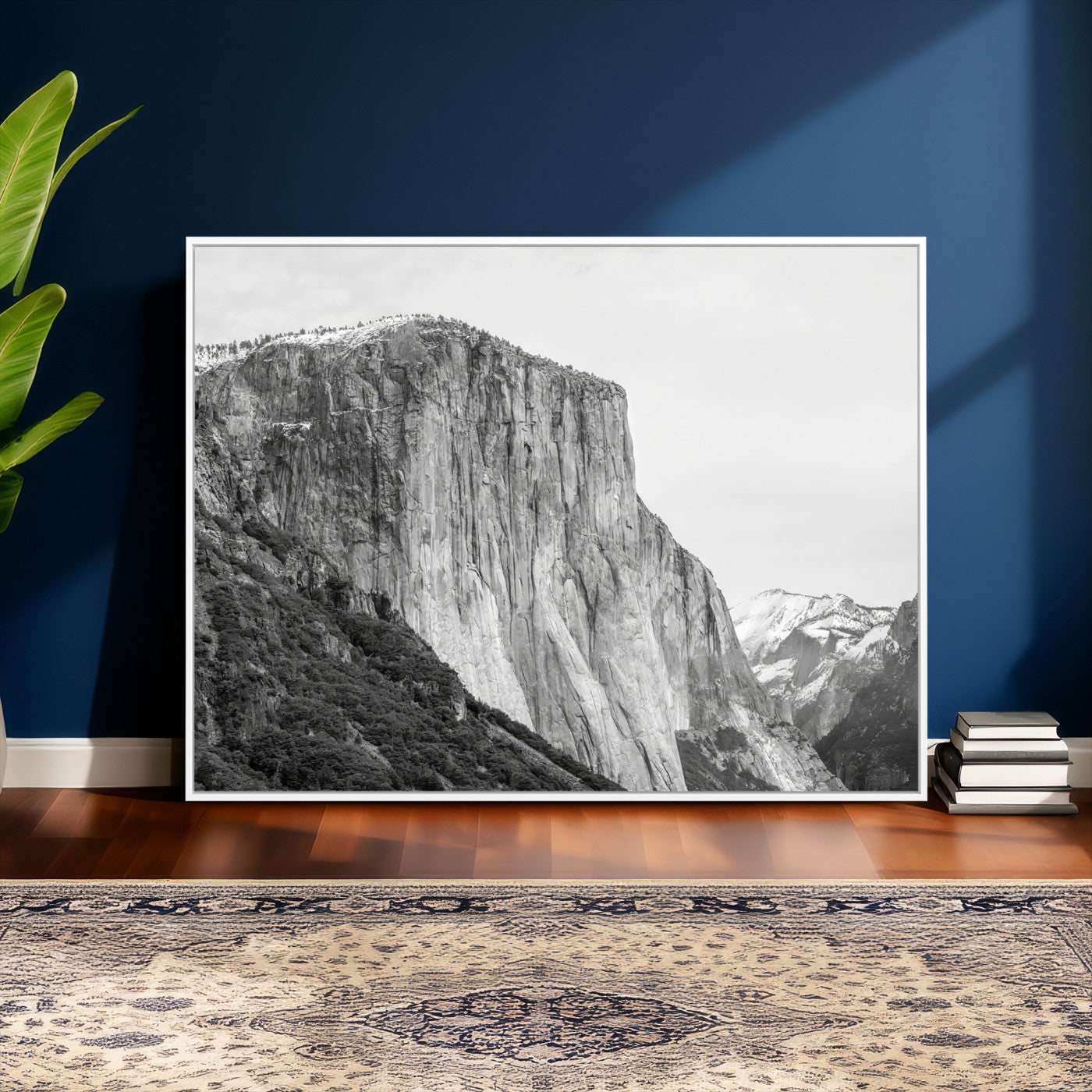 39393420-MGV-CV-36X24 - El Capitan Yosemite Mountain Wall Art – Yosemite Cliff Canvas Print, Rugged Terrain and Timeless Wilderness Decor for Office, Living Room or Cabin