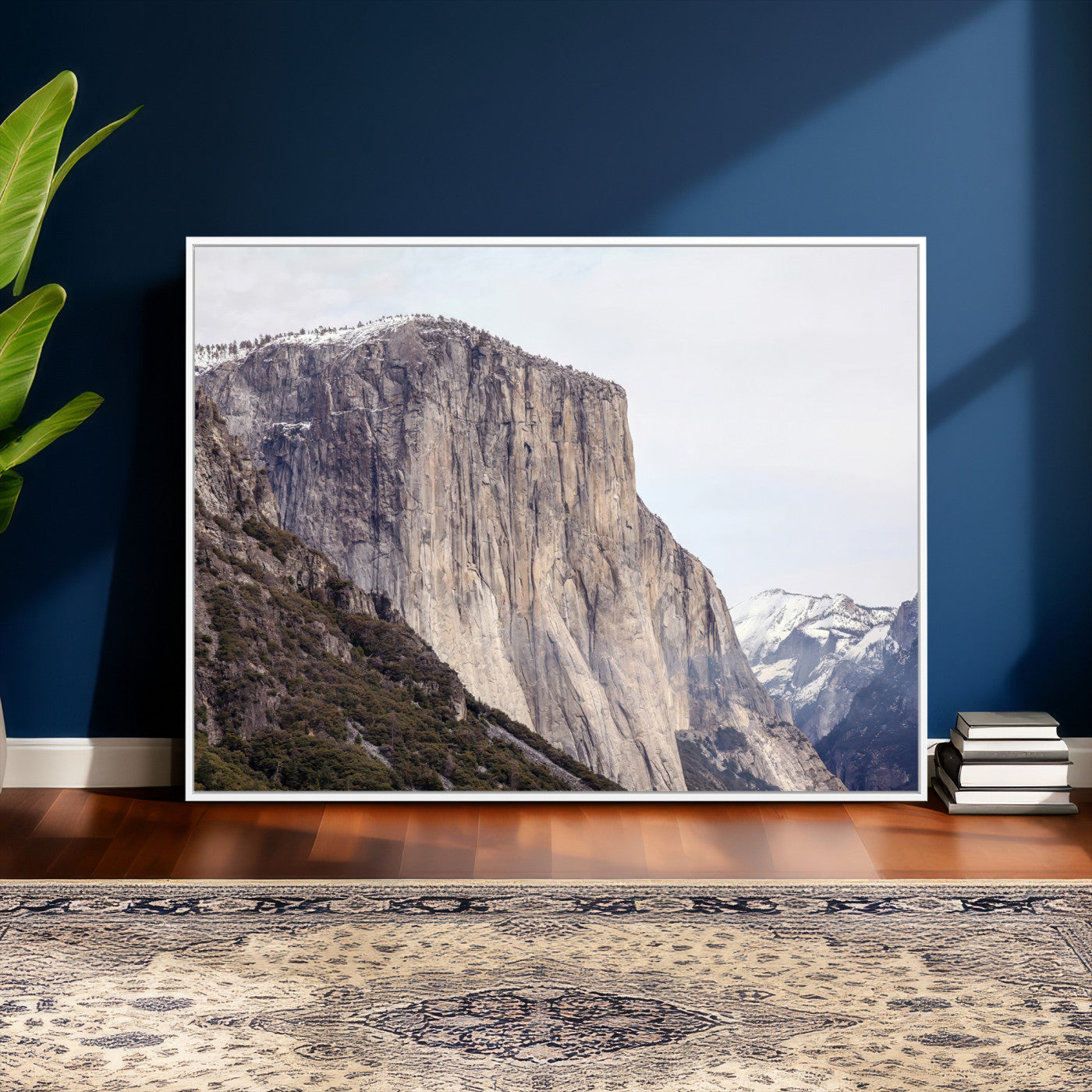 74506434-MGV-CV-36X24 - El Capitan Yosemite Mountain Wall Art – Yosemite Cliff Canvas Print, Rugged Terrain and Timeless Wilderness Decor for Office, Living Room or Cabin