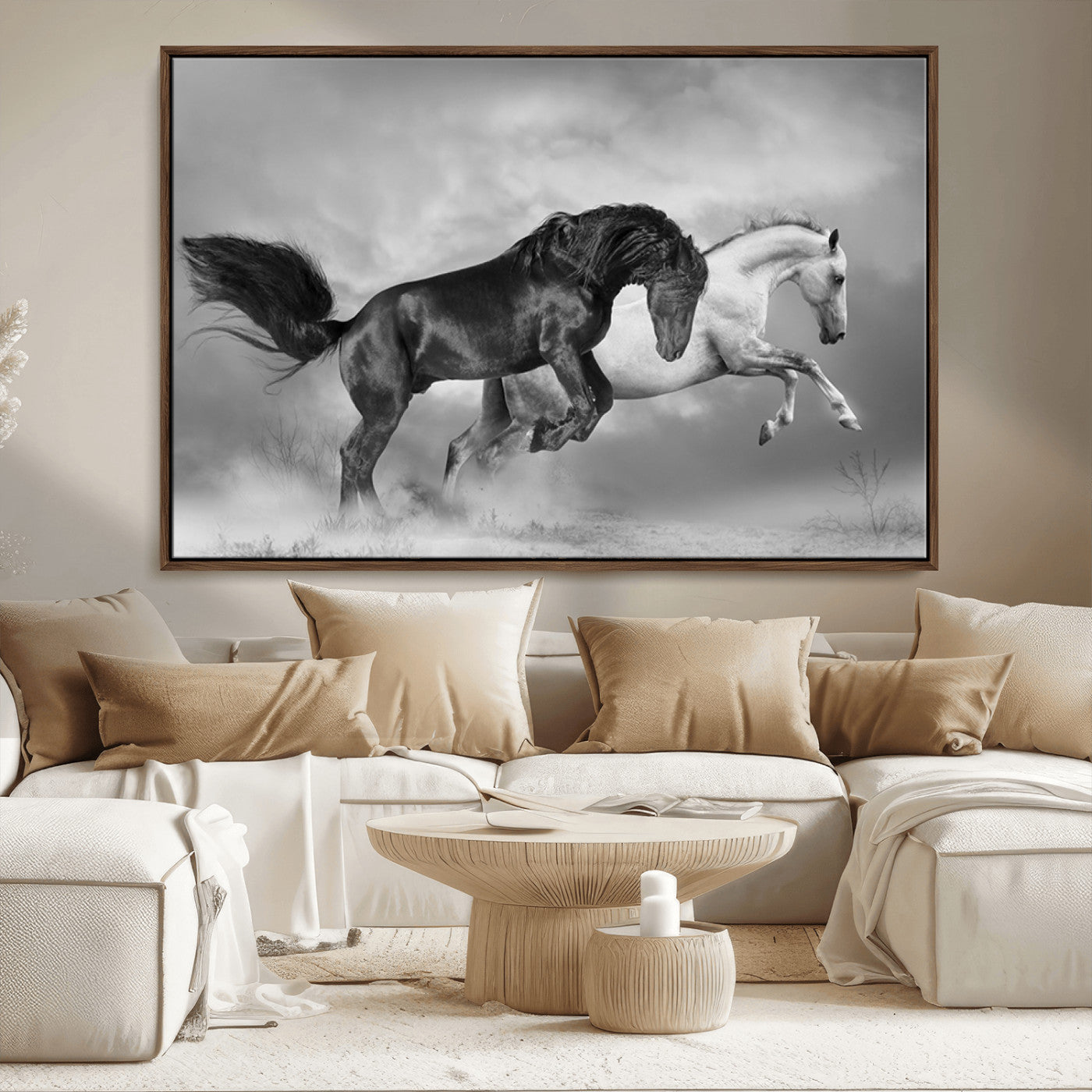 MGV-FC-36X24 - Wild Horses Wall Art Canvas Print