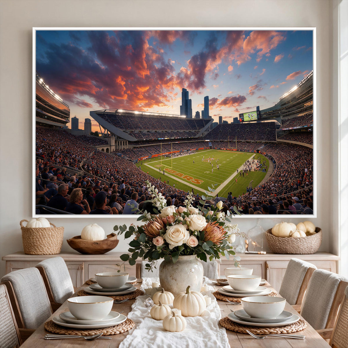 21104528-MGV-CV-36X24 - Stadium Wall Art Canvas Print