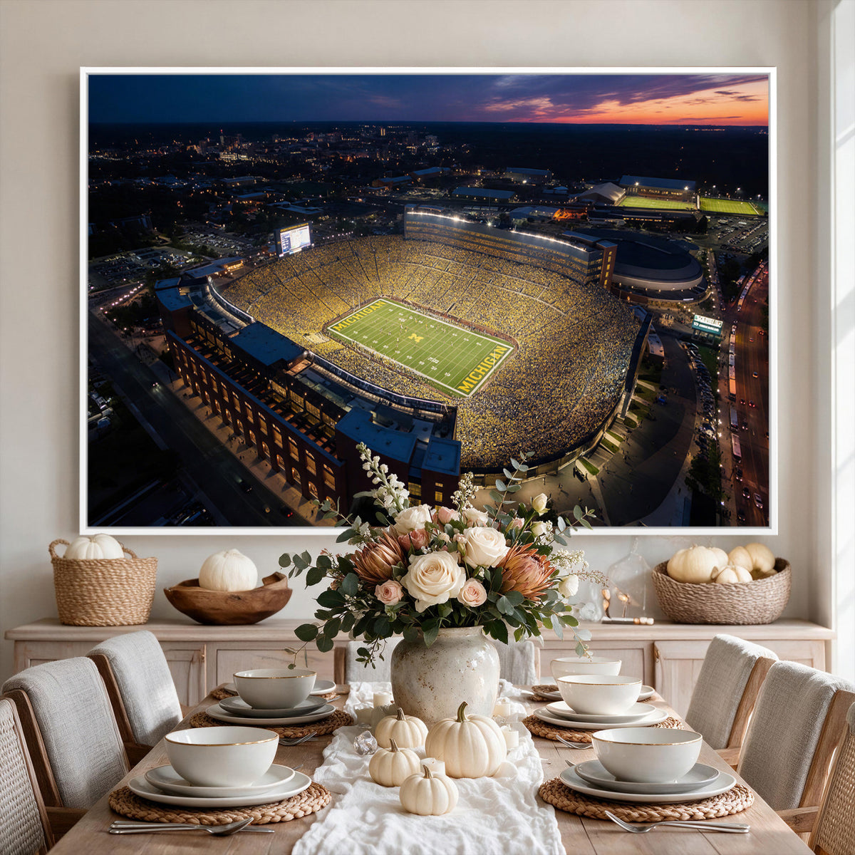 61127284-MGV-CV-36X24 - Stadium Wall Art Canvas Print