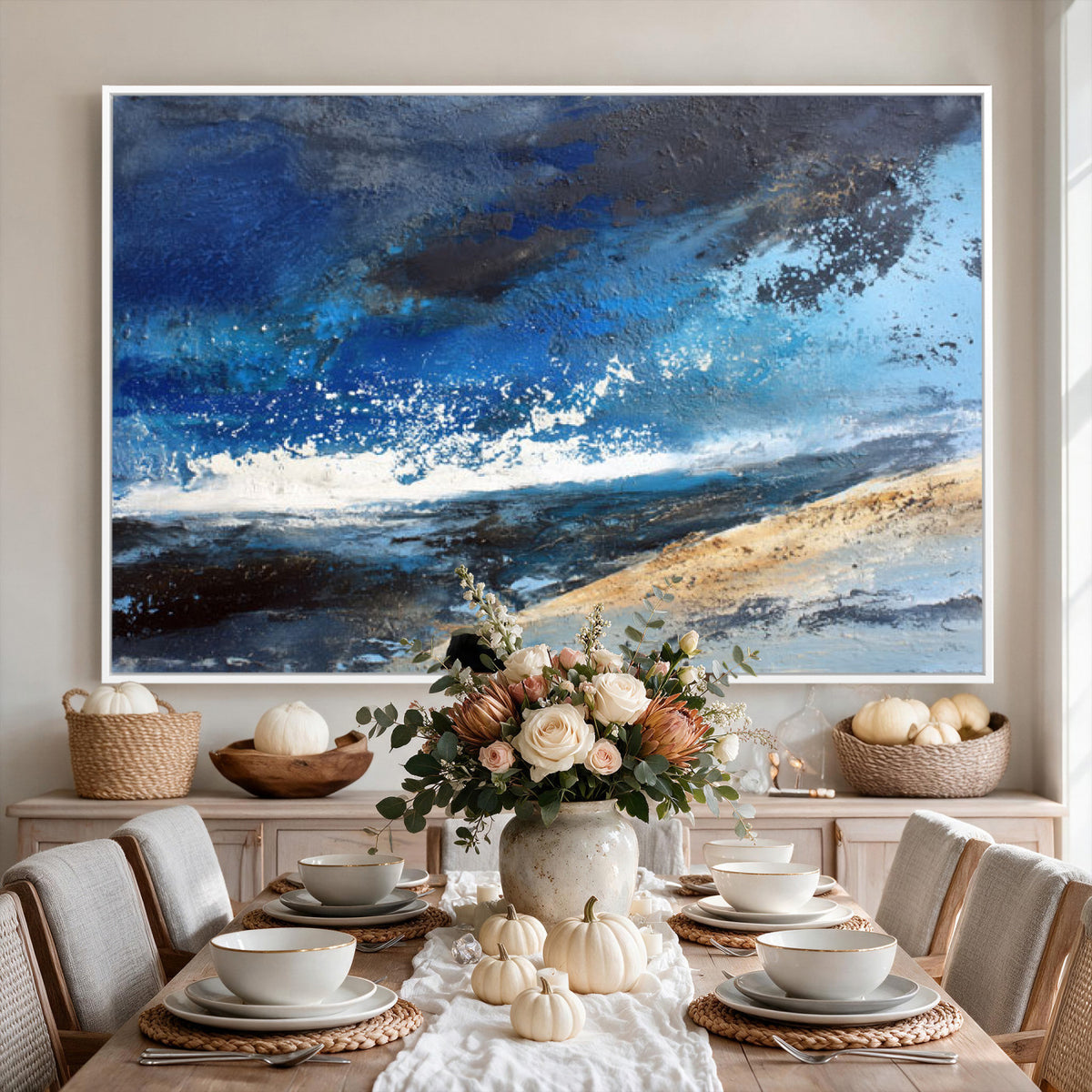 72157369-MGV-CV-36X24 - Extra Large Abstract Wall Art Canvas Print