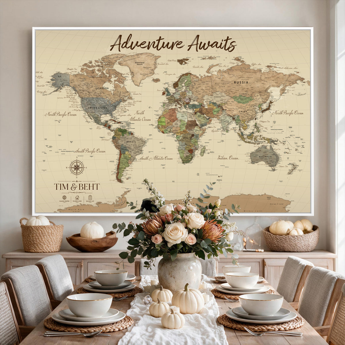 NEWMAP-22.jpgD-MGV-CV-36X24 - Personalize World Map Wall Art Canvas Print, Modern Decorative Framed Map Artwork Prints for Living Room, Office, Bedroom Wall Decor