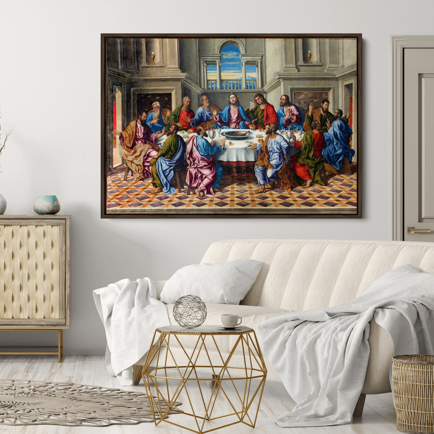 18691-MGV-CV-36X24-The Last Supper Multi Panel Canvas Wall Art