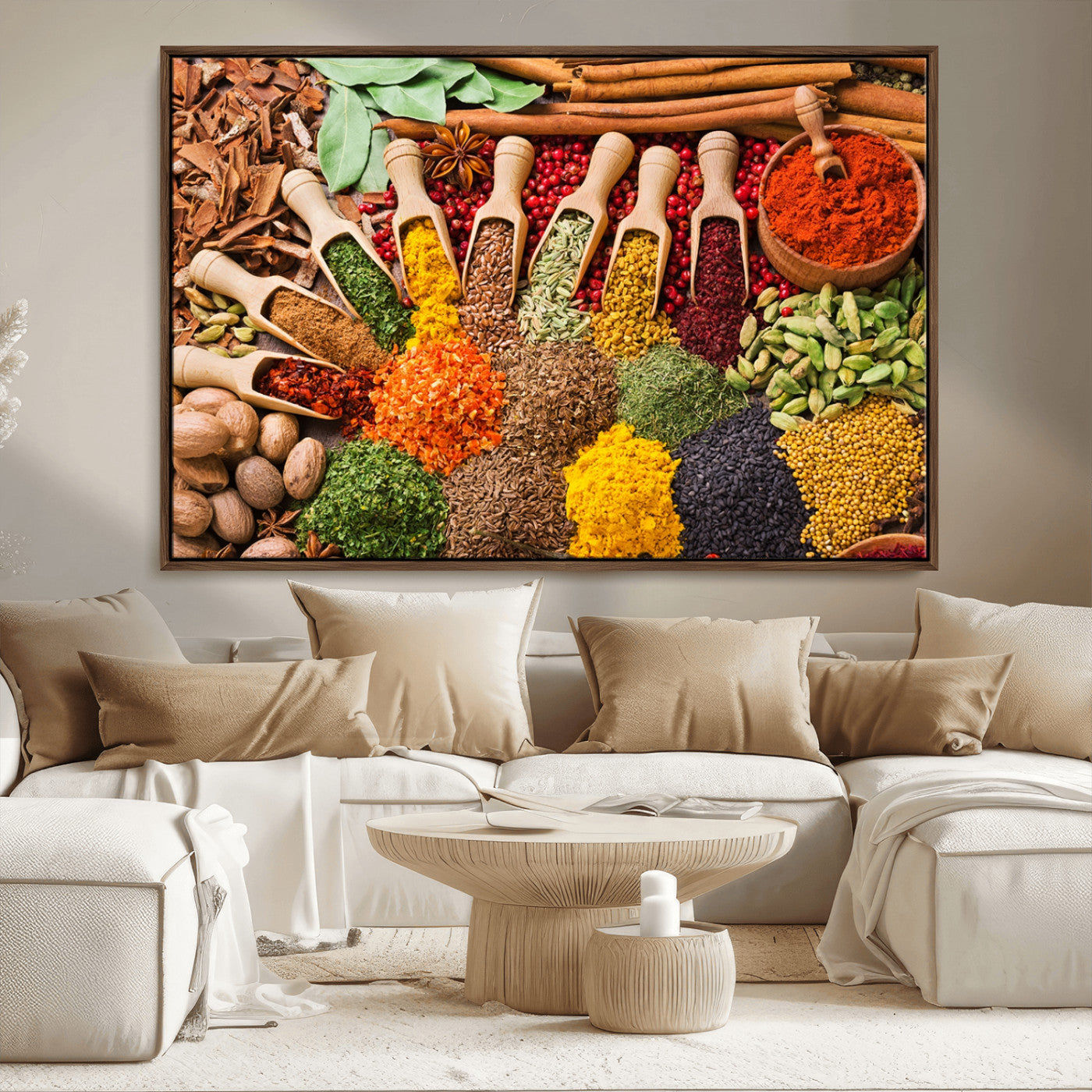 MGV-FC-36X24 - Spices Kitchen Wall Art Canvas Print