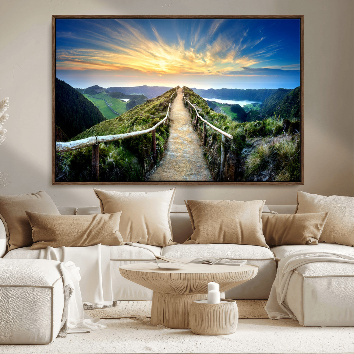 MGV-FC-36X24 - Mountain Landscape Wall Art Canvas Print