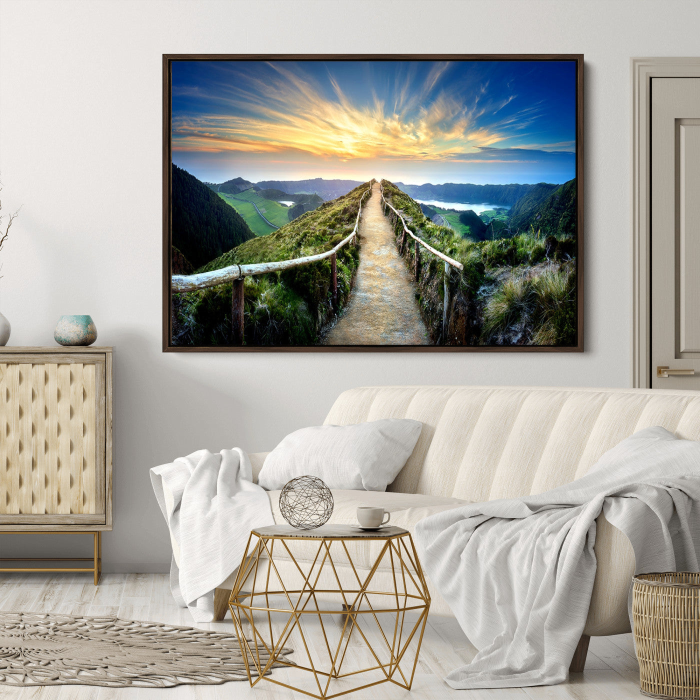 58887-MGV-CV-36X24-Mountain Landscape Wall Art Canvas Print