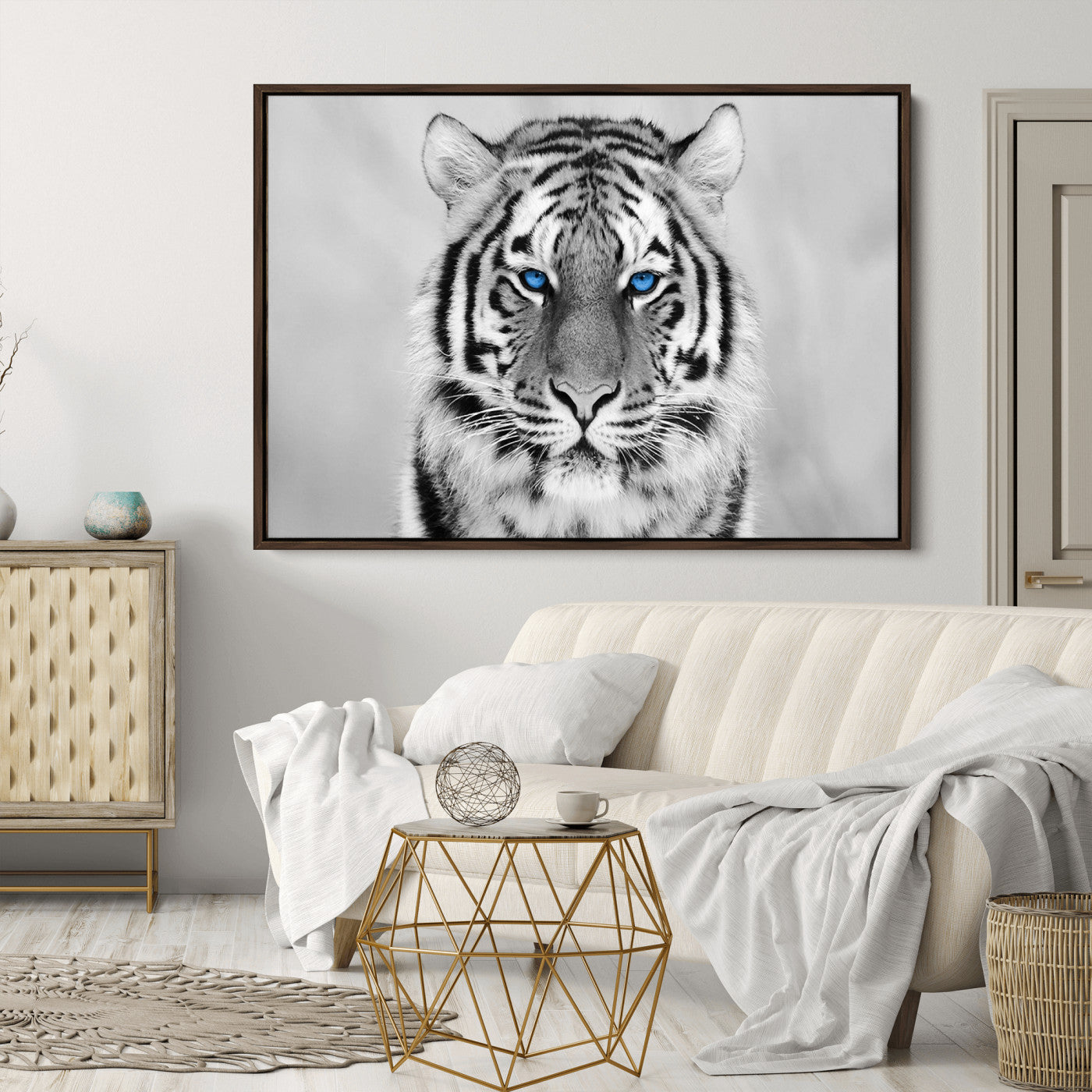 46396-MGV-CV-36X24-Tiger Canvas Artwork Wall Art Print