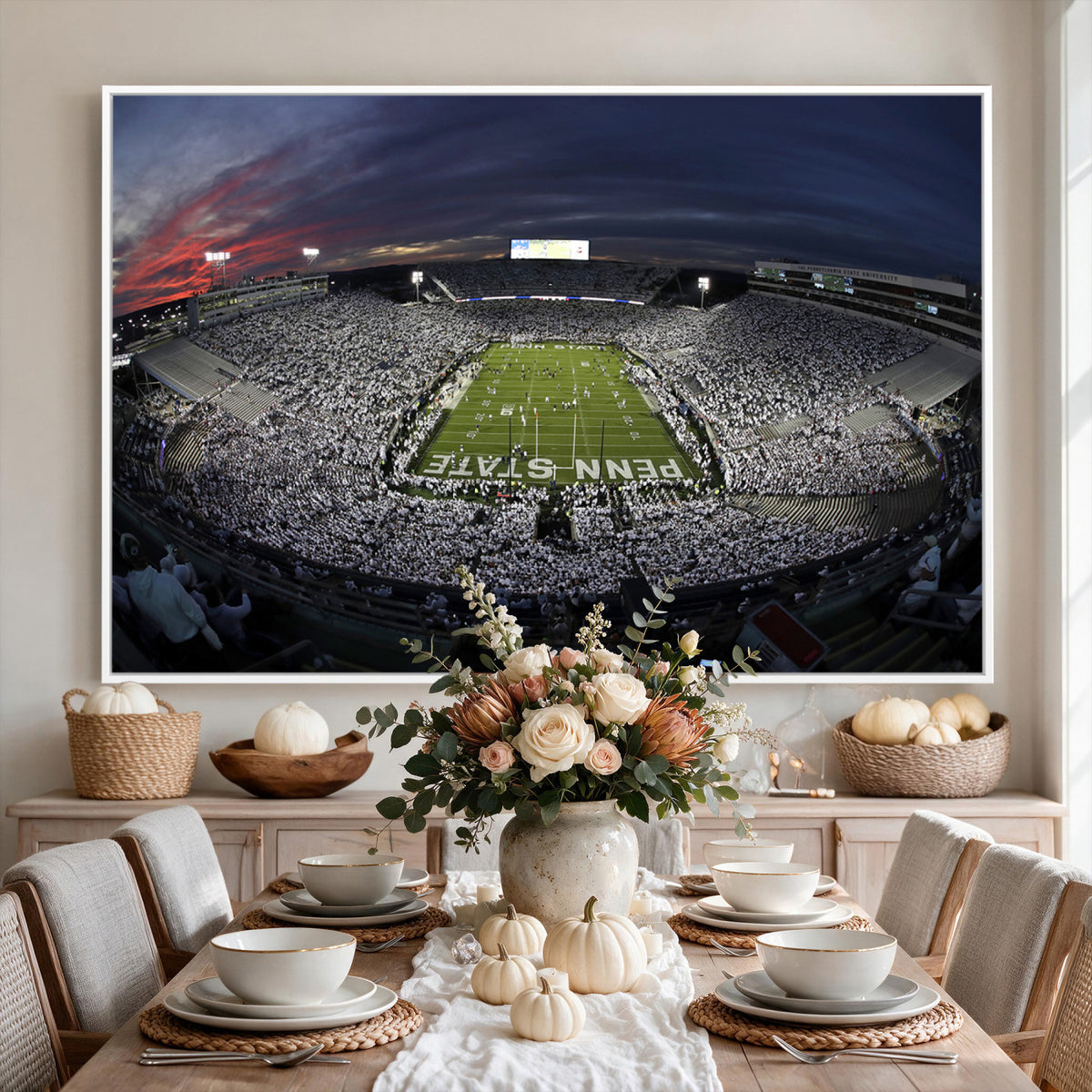 59877-MGV-CV-36X24 - Penn State University Nittany Lions Football Team Print