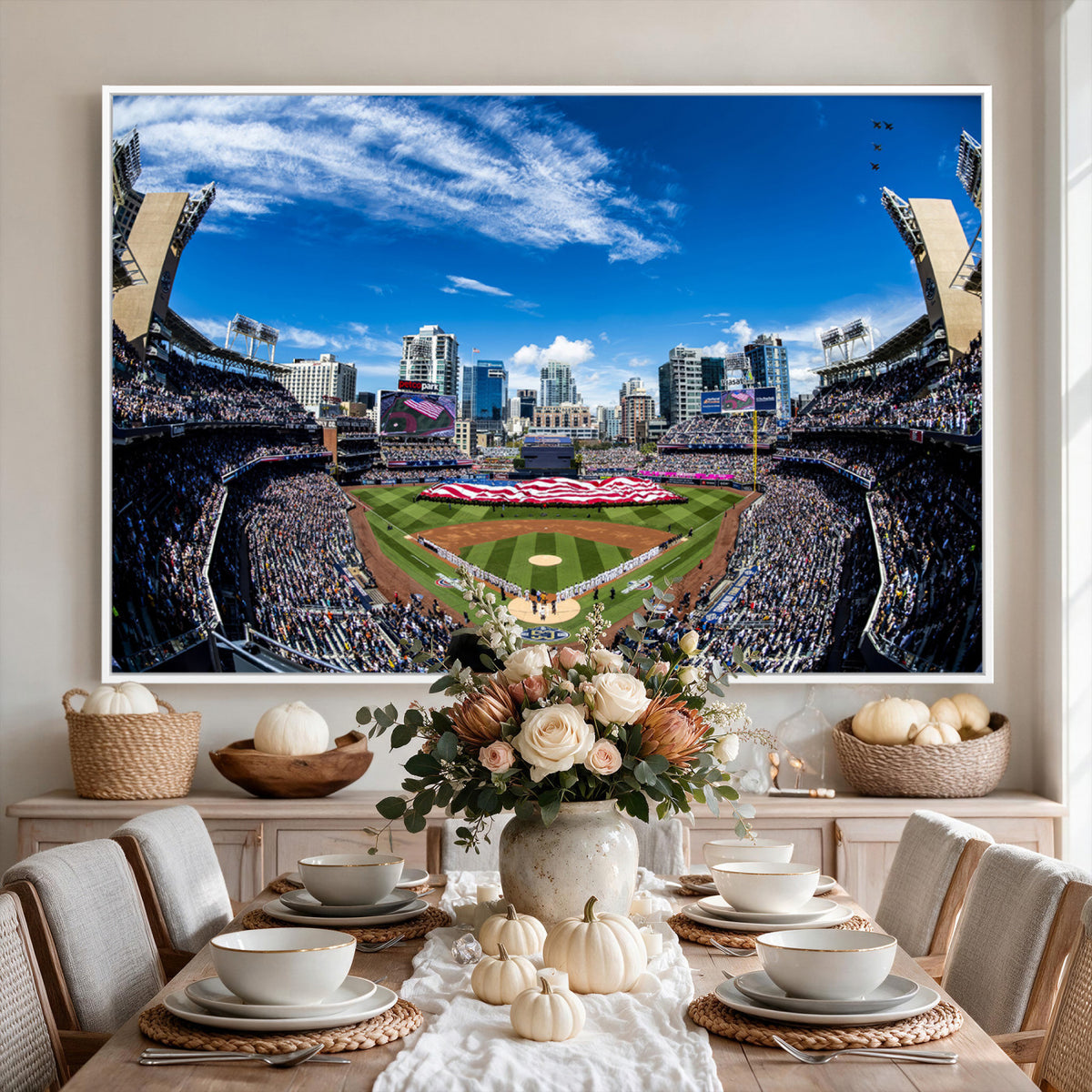 52297-MGV-CV-36X24 - San Diego Padres Baseball Team Print, Petco Park Stadium