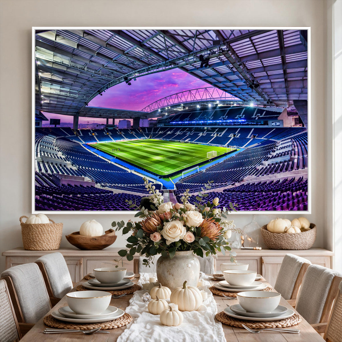 10851-MGV-CV-36X24 - FC Porto Soccer Team Print Canvas, Dragon Stadium Wall Art