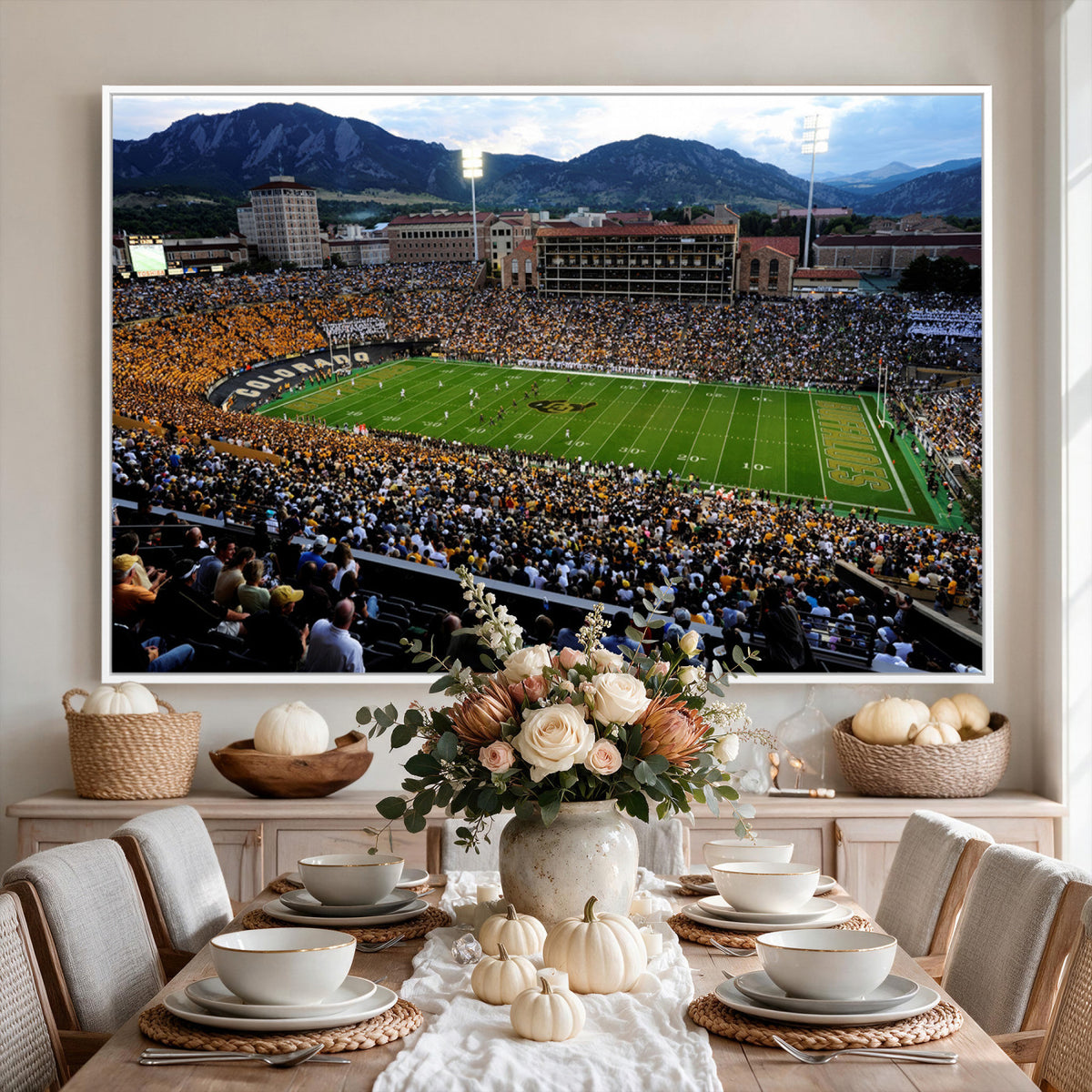 60552-MGV-CV-36X24 - Folsom Field, University of Colorado Buffaloes Football