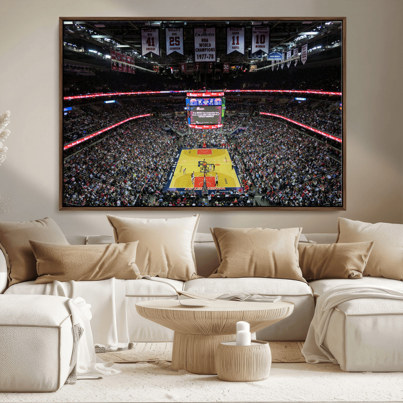 MGV-FC-36X24 - Capital One Arena Stadium Wall Art | Canvas Print | Ready to Hang | Washington D.C. Sports Decor