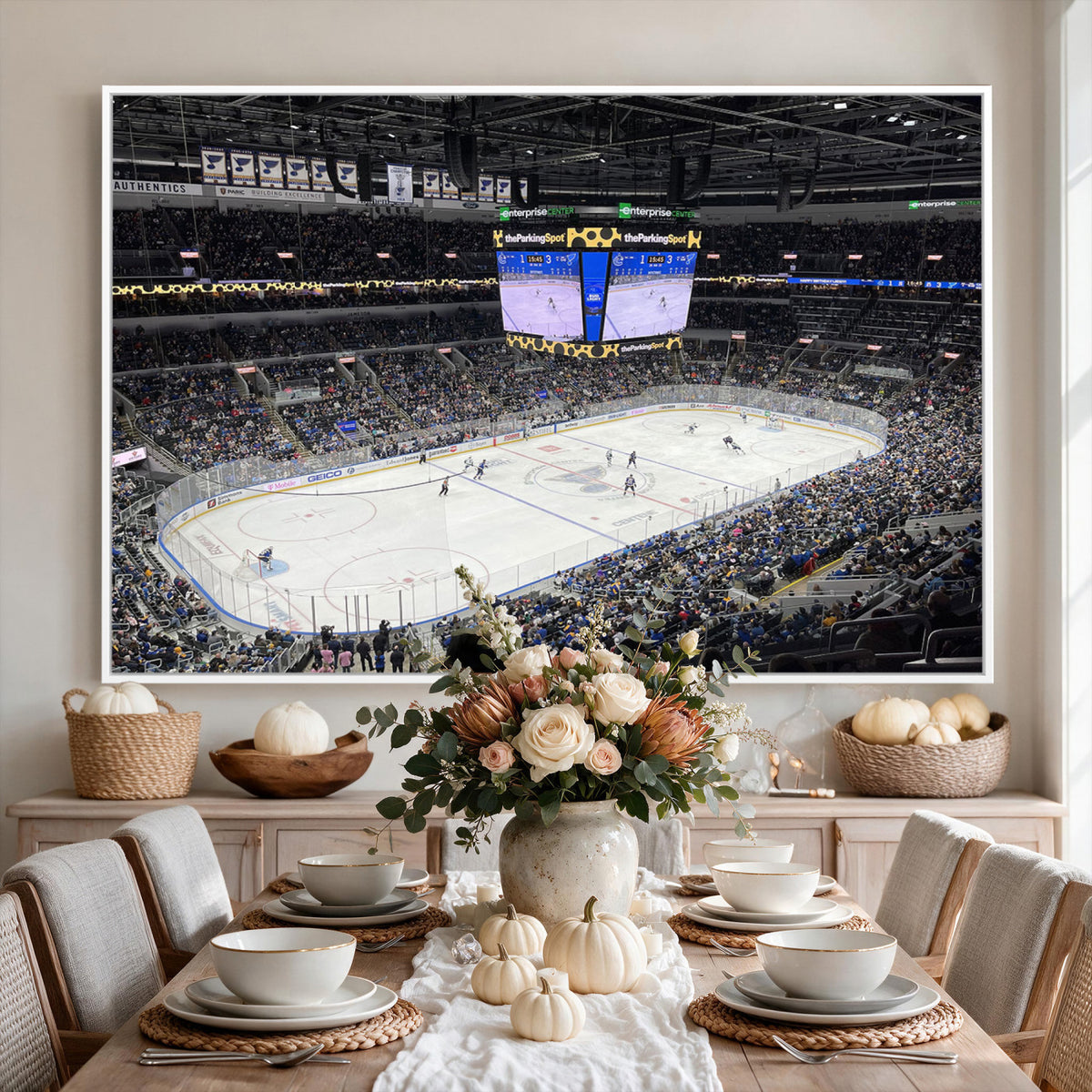 75222-MGV-CV-36X24 - Enterprise Center Missouri St. Louis Blues Hockey Stadium