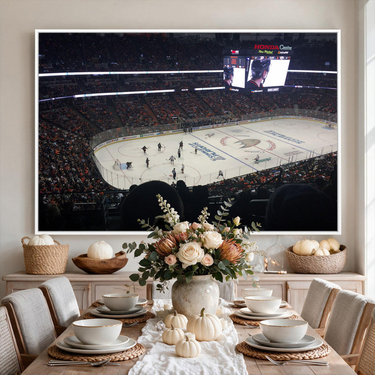 24634-MGV-CV-36X24 - Honda Center California Anaheim Ducks Hockey Stadium Wall Art