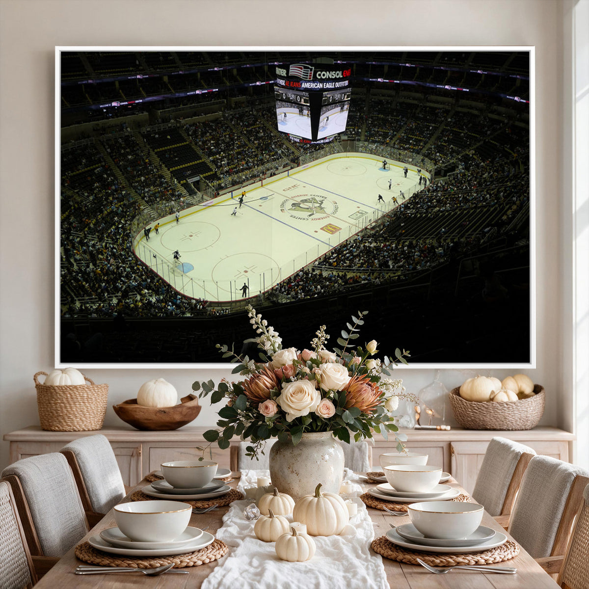 52168-MGV-CV-36X24 - PPG Paints Arena Pennsylvania Pittsburgh Penguins Hockey