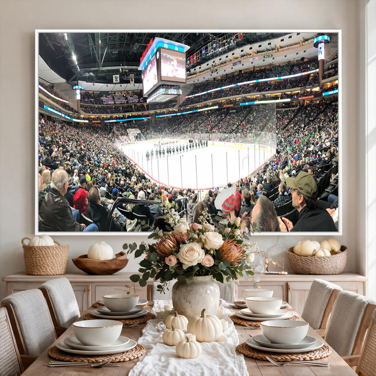 44414-MGV-CV-36X24 - Xcel Energy Center St Paul Minnesota Wild Ice Hockey Stadium