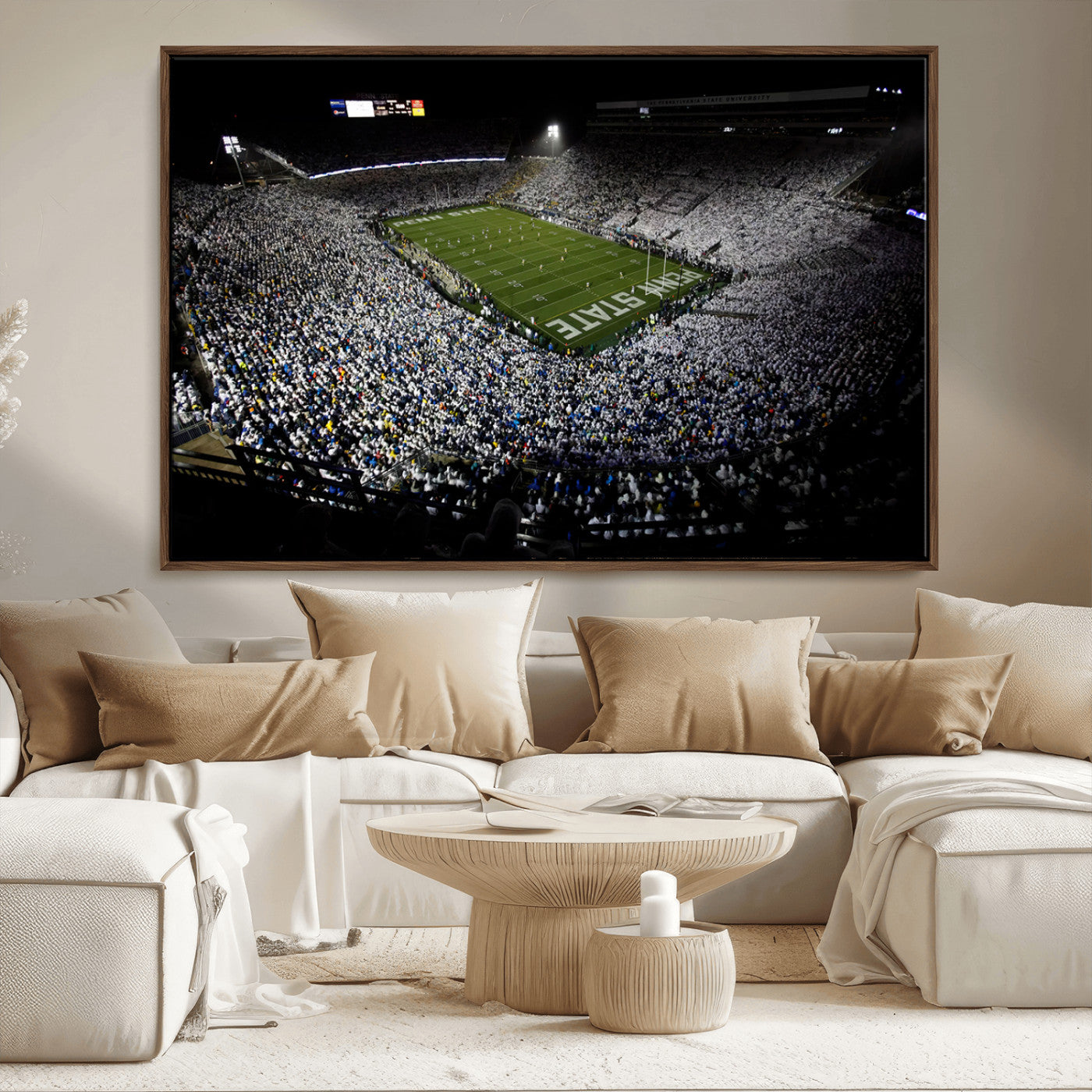 MGV-FC-36X24 - Penn State Football Stadium Wall Art - Beaver Stadium Canvas Print