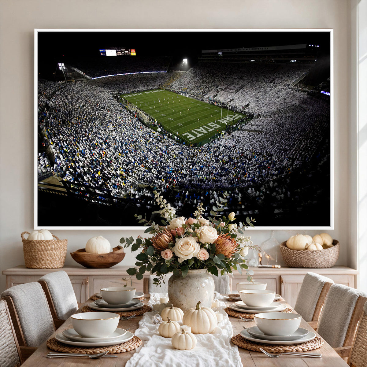 96825-MGV-CV-36X24 - Penn State Football Stadium Wall Art - Beaver Stadium Canvas Print