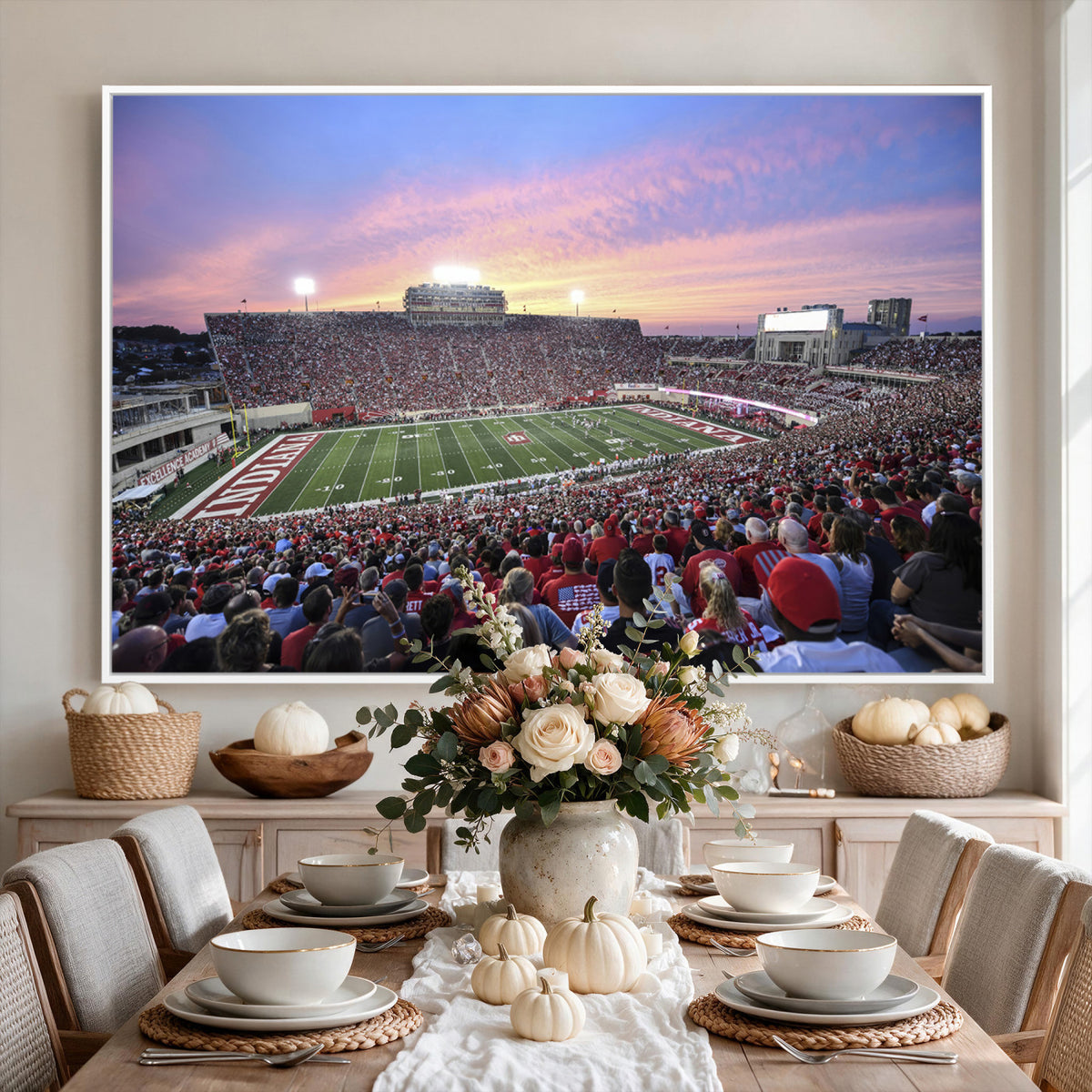 13046-MGV-CV-36X24 - Indiana University Hoosiers Football Team Print