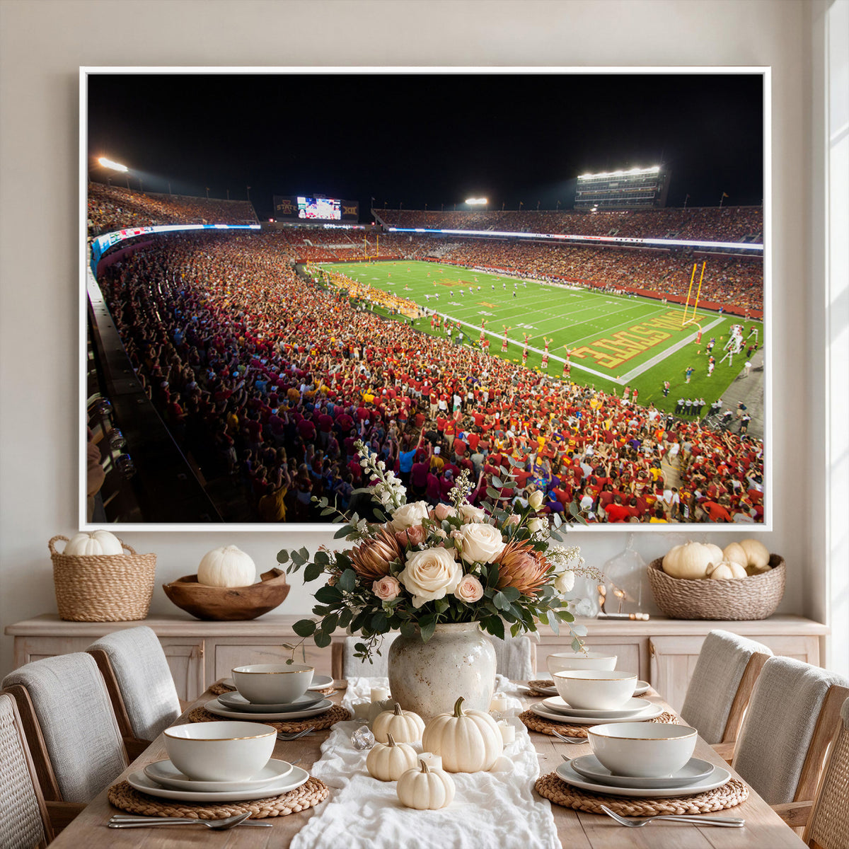 35139-MGV-CV-36X24 - Iowa State University Cyclones Canvas Print, Jack Trice Stadium