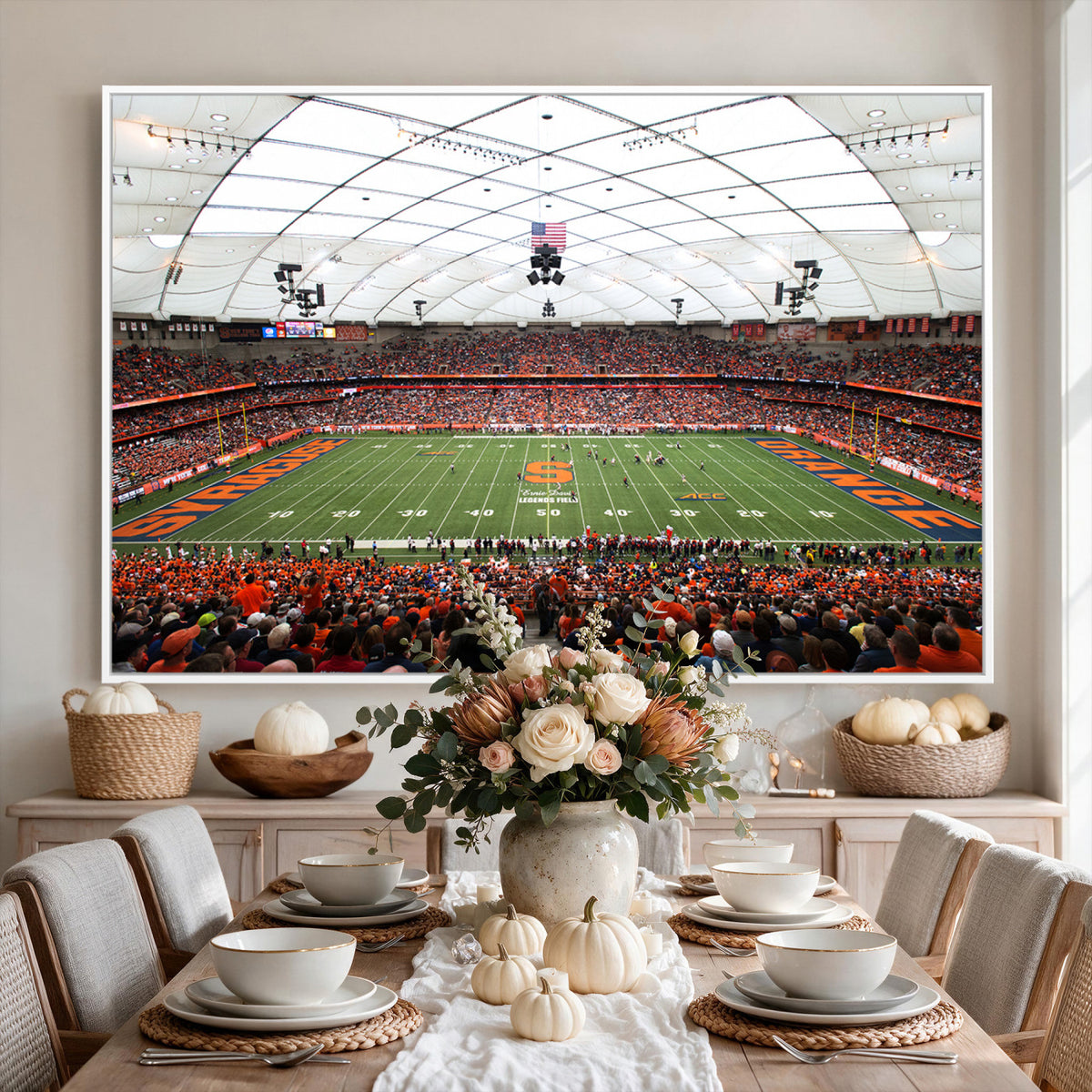 78104-MGV-CV-36X24 - Syracuse University Orange Football Team Print, Syracuse