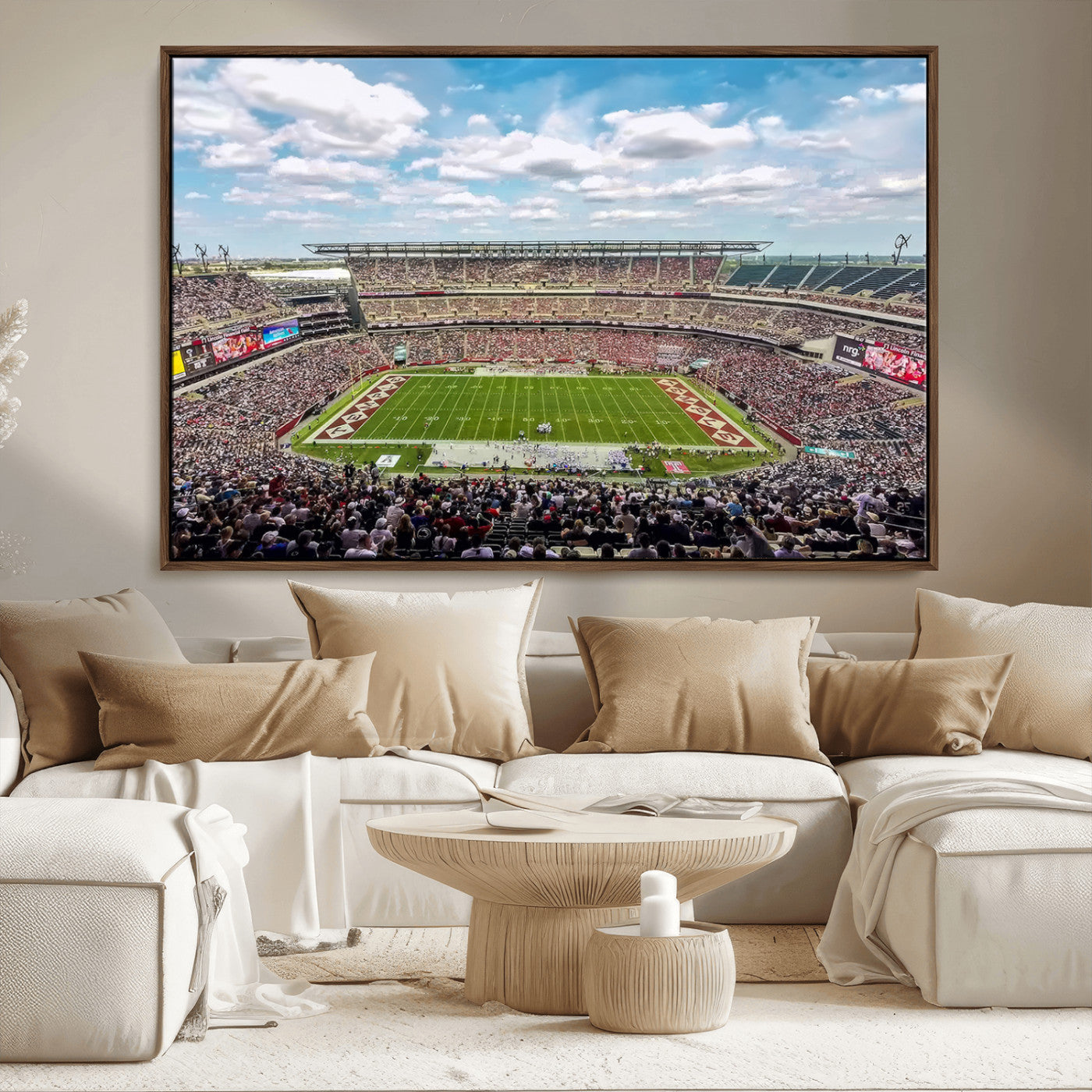 MGV-FC-36X24 - The Temple University Owls Athletics Team Print - Philadelphia Lincoln Financial Field Stadium Wall