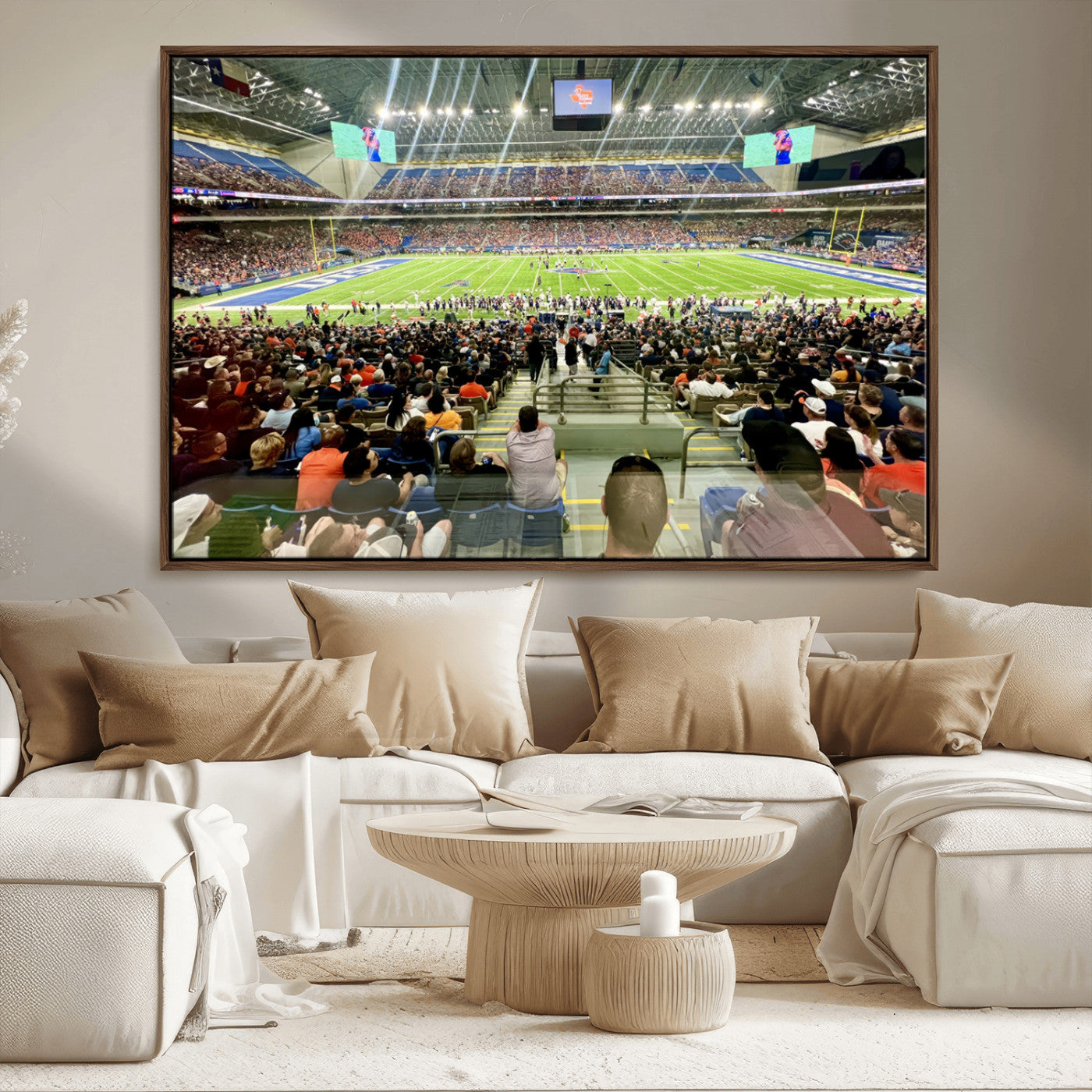 MGV-FC-36X24 - The University of Texas at San Antonio Roadrunners Football Team Print - San Antonio Alamodome Wall