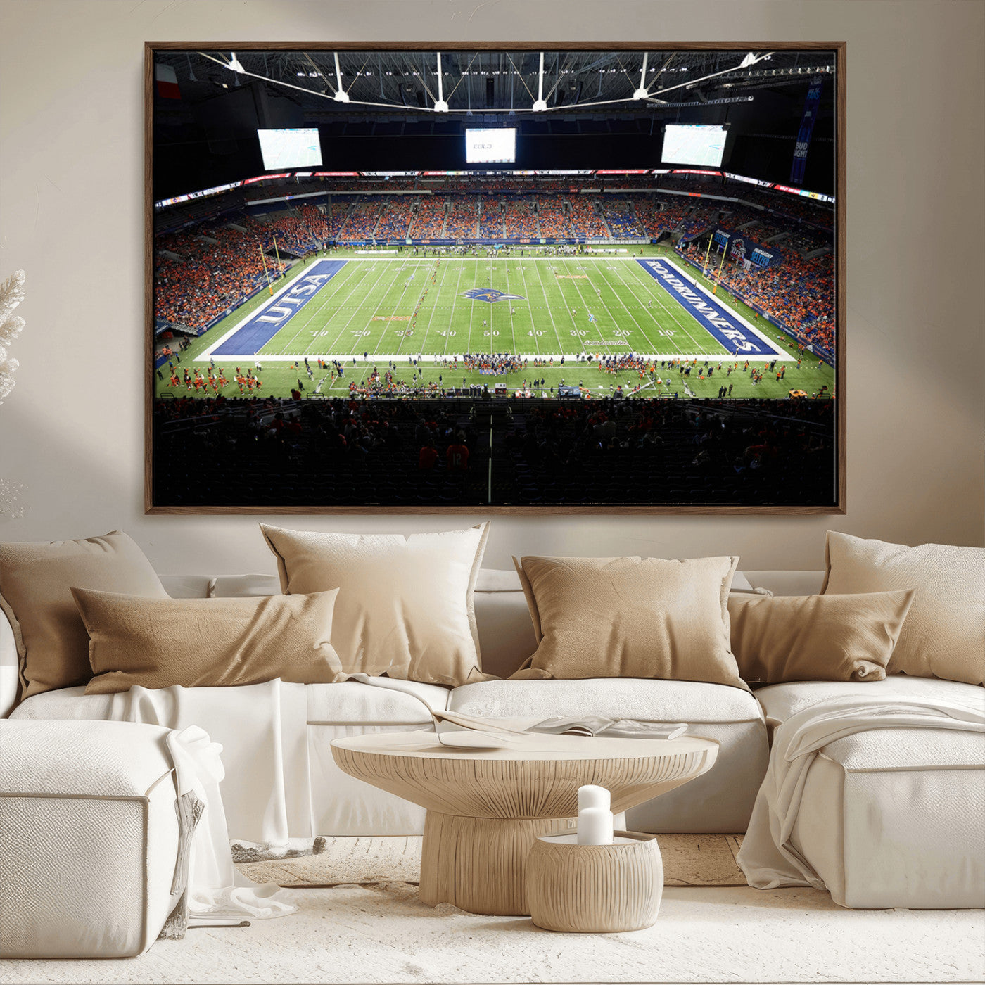 MGV-FC-36X24 - The University of Texas at San Antonio Roadrunners Football Team Print - San Antonio Alamodome Wall