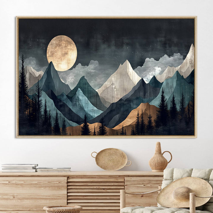 Framed Wall Art Canvas Print