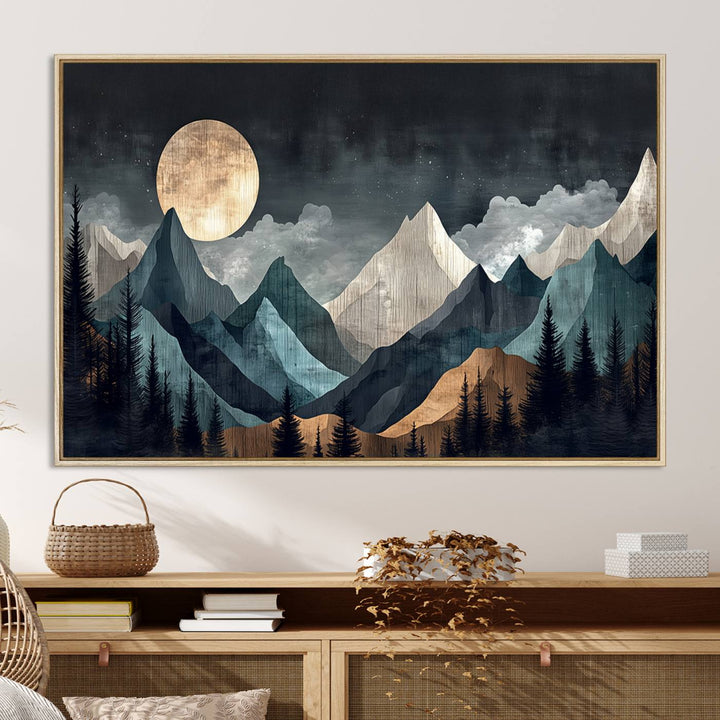Framed Wall Art Canvas Print