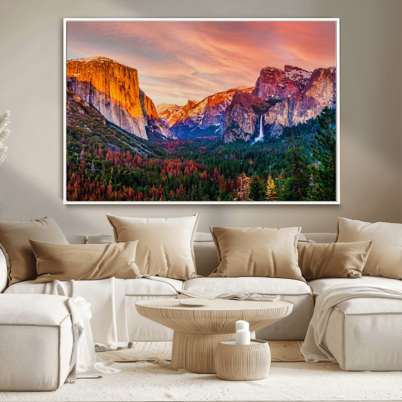 MGV-FC-36X24 - Yosemite Nal Park Wall Art Landscape Canvas Print El Capitan
