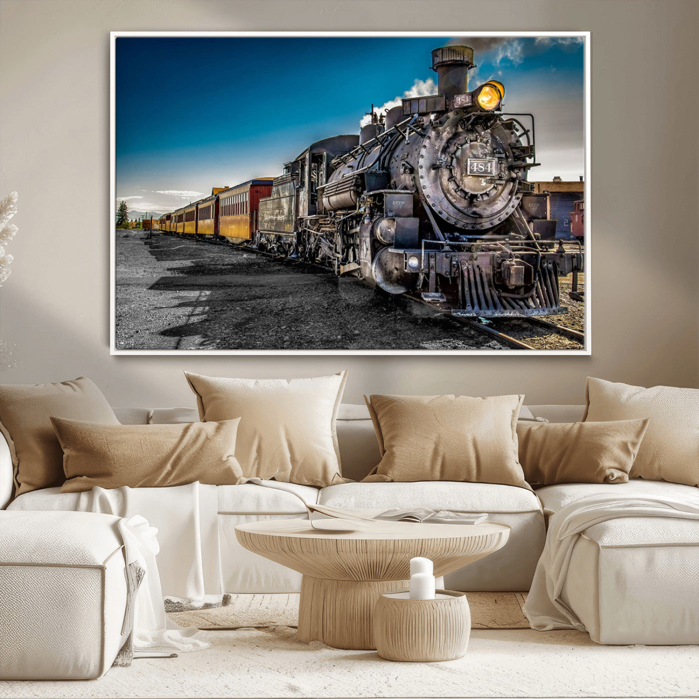 MGV-FC-36X24 - Train Wall Art Canvas Print