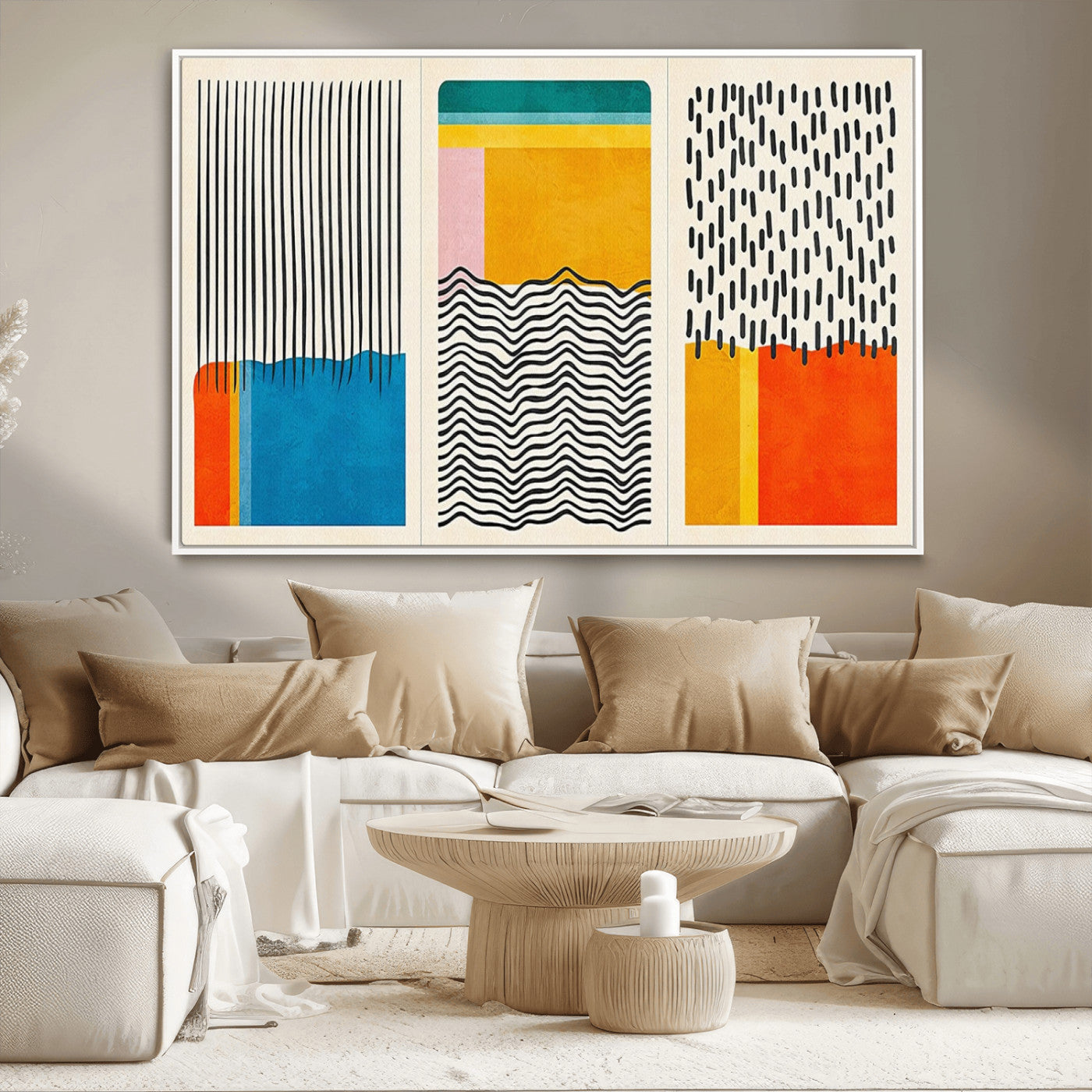 MGV-FC-36X24 - Canvas Print Wall Art Abstract Illustrs Art Boho