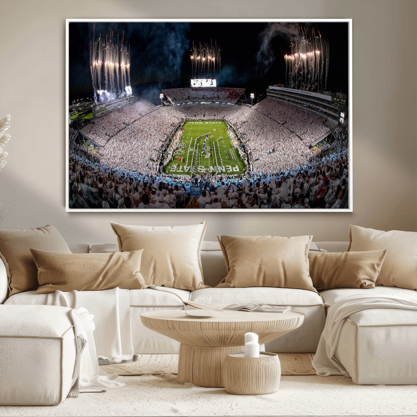 MGV-FC-36X24 - Penn Stadium Football Wall Art Canvas Print, Pennsylvania University Football Stadium