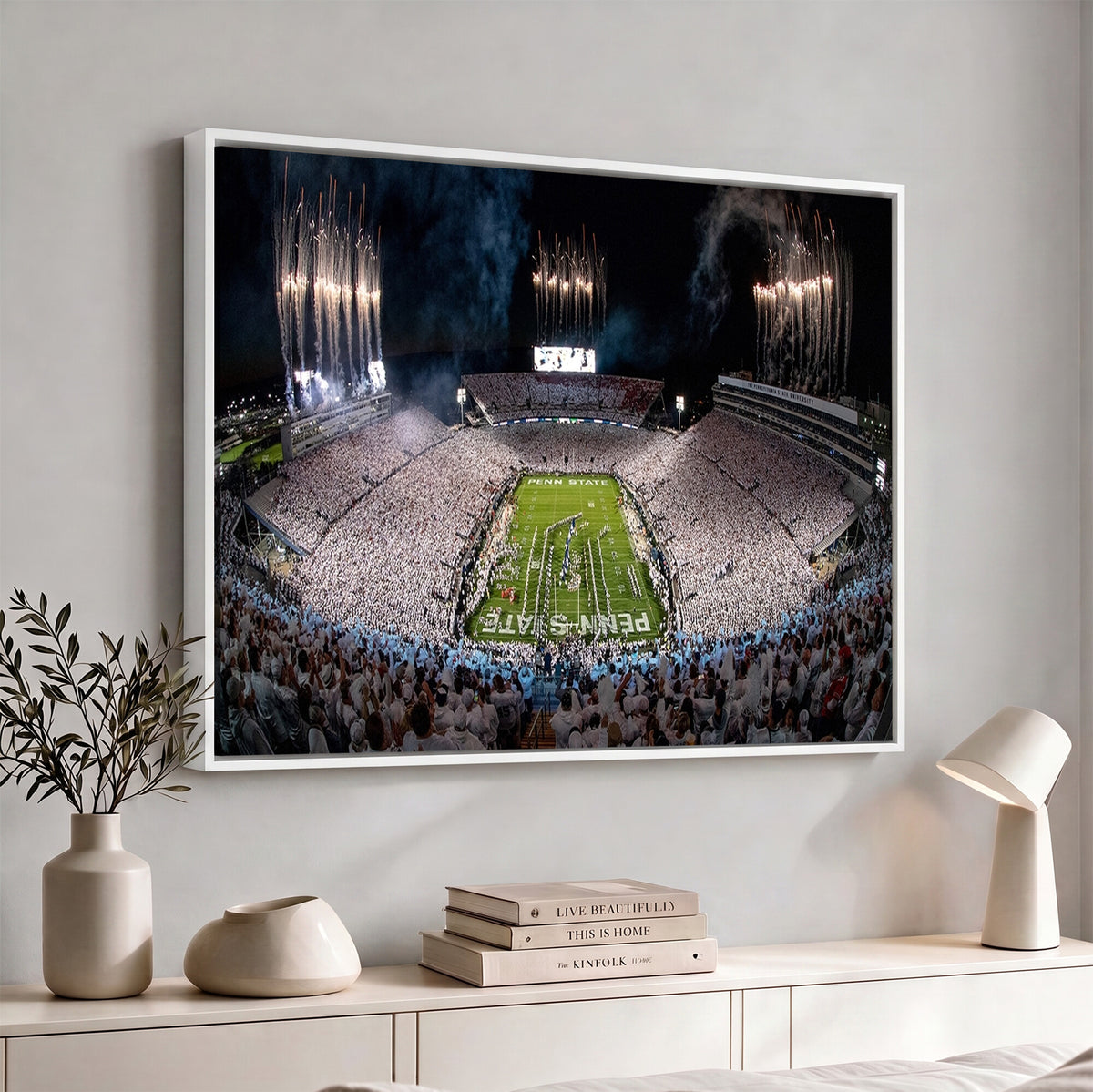 11391-MGV-CV-36X24 - Penn State Football Wall Art Canvas Print