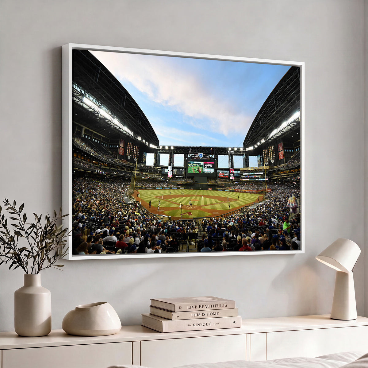 92672-MGV-CV-36X24 - Arizona Diamondbacks Team Print - Phoenix Chase Field