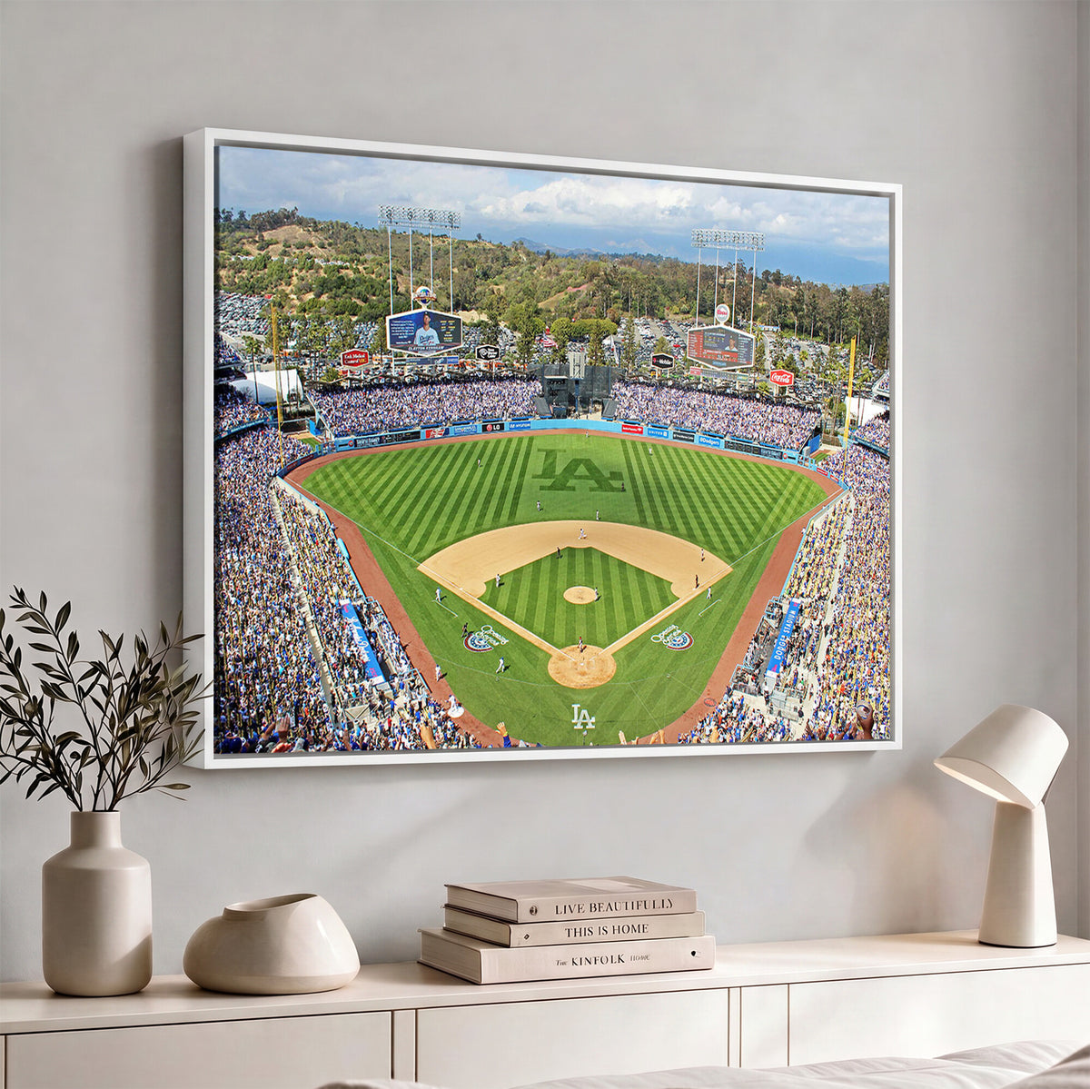 34760-MGV-CV-36X24 - Citi Field Wall Art Print | 3-Panel New York Mets Baseball Stadium Canvas Print