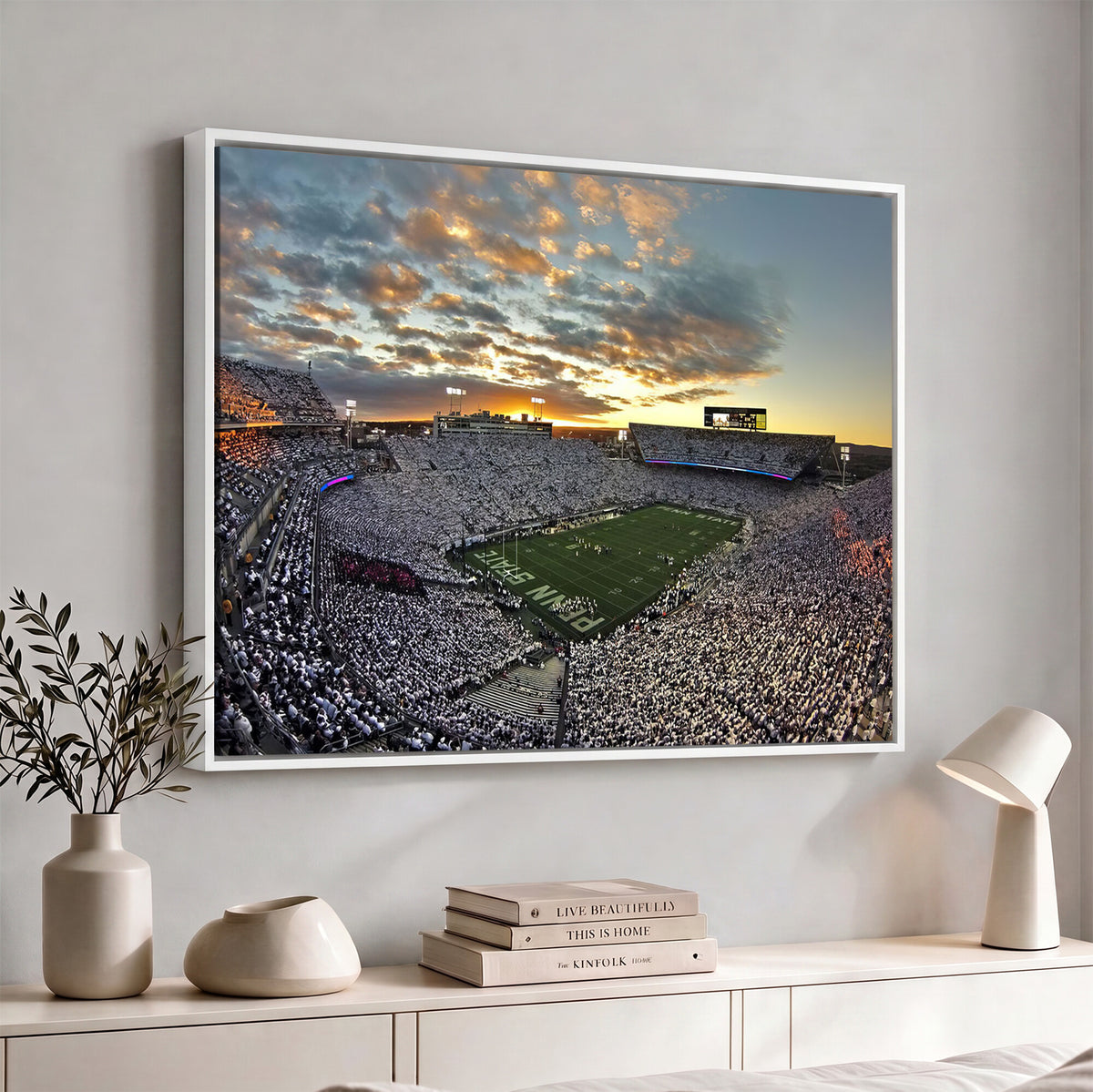 38807-MGV-CV-36X24 - Beaver Stadium Wall Art, Penn State Stadium Wall Art | Penn State Nittany Lions Football