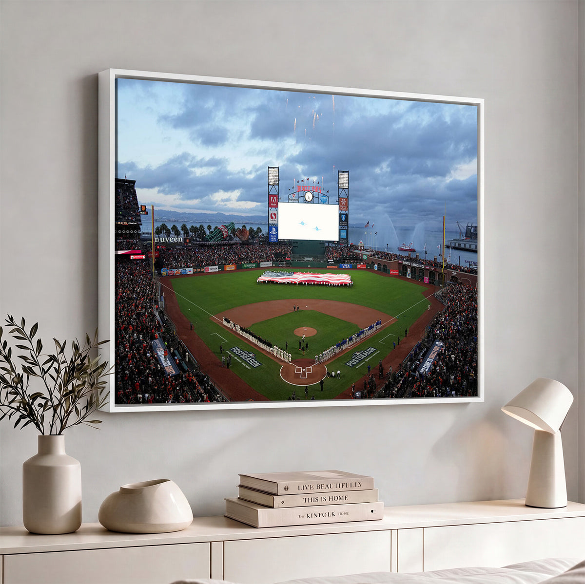 44631-MGV-CV-36X24 - Oracle Park San Francisco Giants Wall Art | Oracle Park Stadium Canvas Print