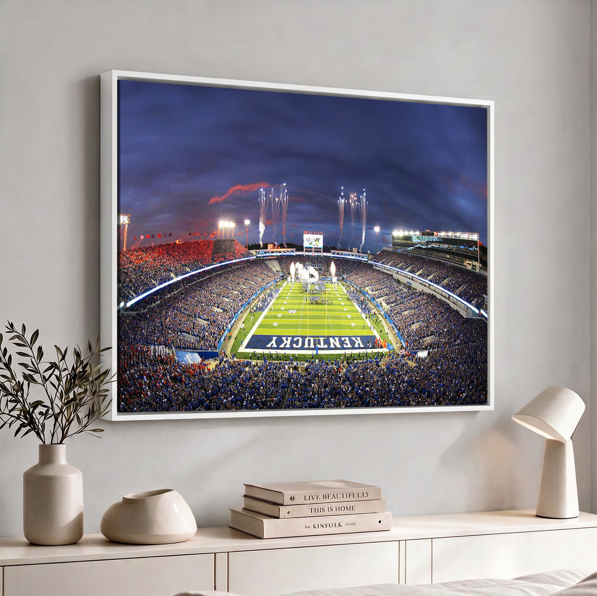 26008-MGV-CV-36X24 - Kroger Field Canvas Wall Art, Kentucky Stadium Wall Art