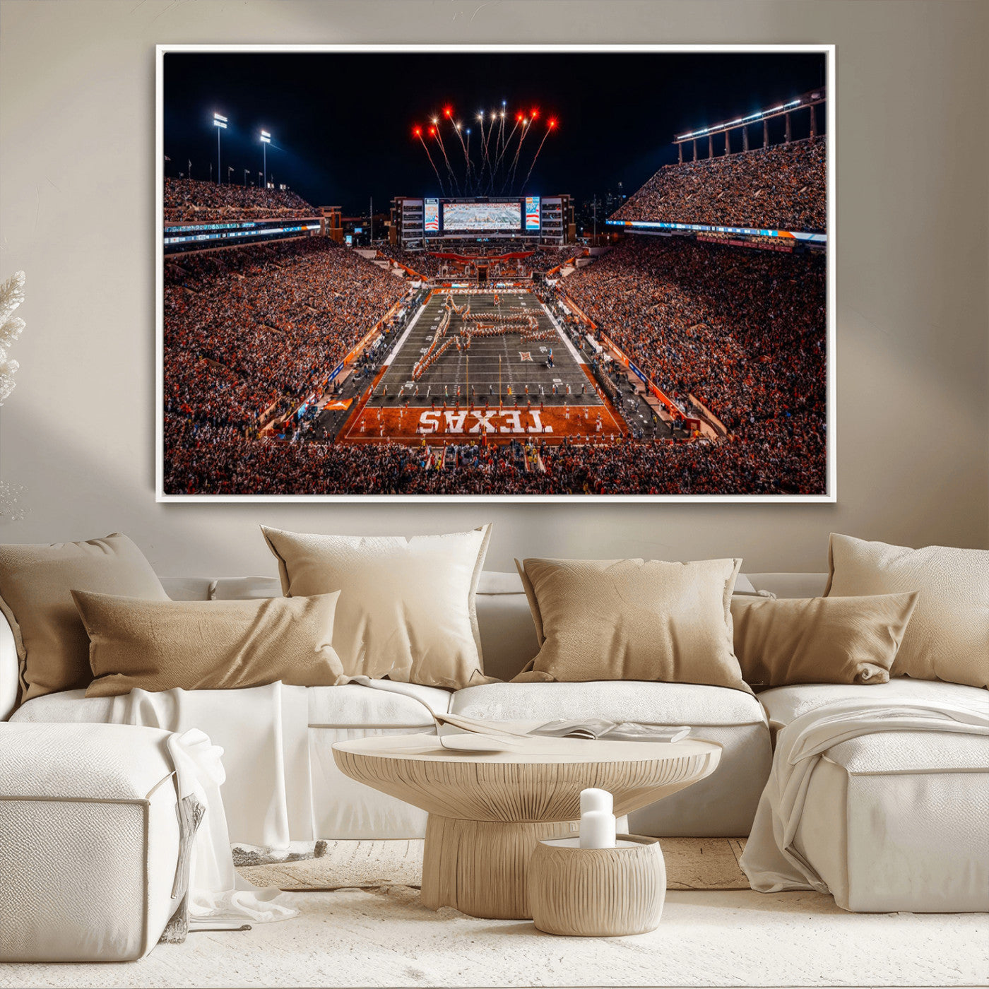 MGV-FC-36X24 - Texas Memorial Stadium Wall Art Canvas Print